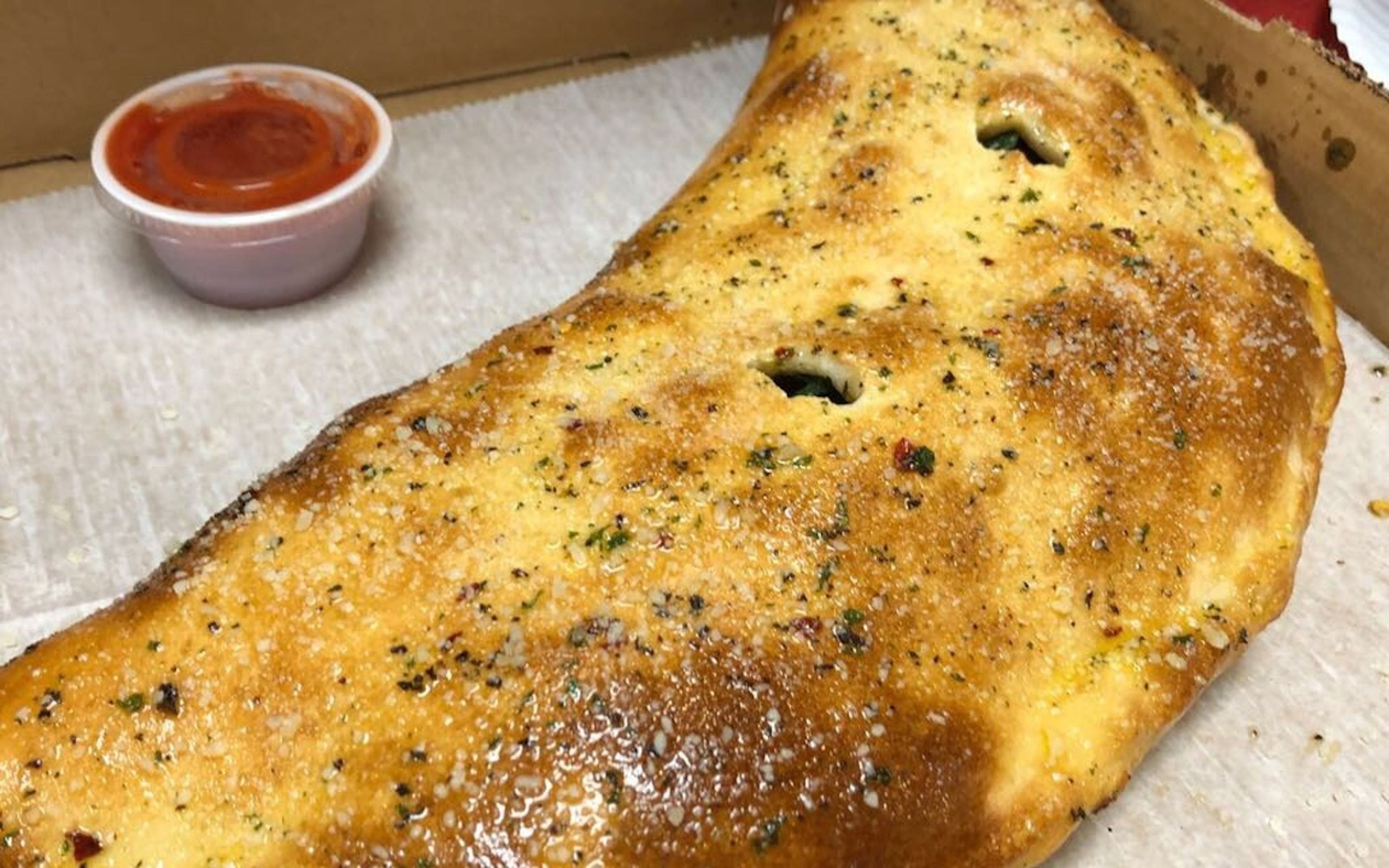 Cheese Calzone.