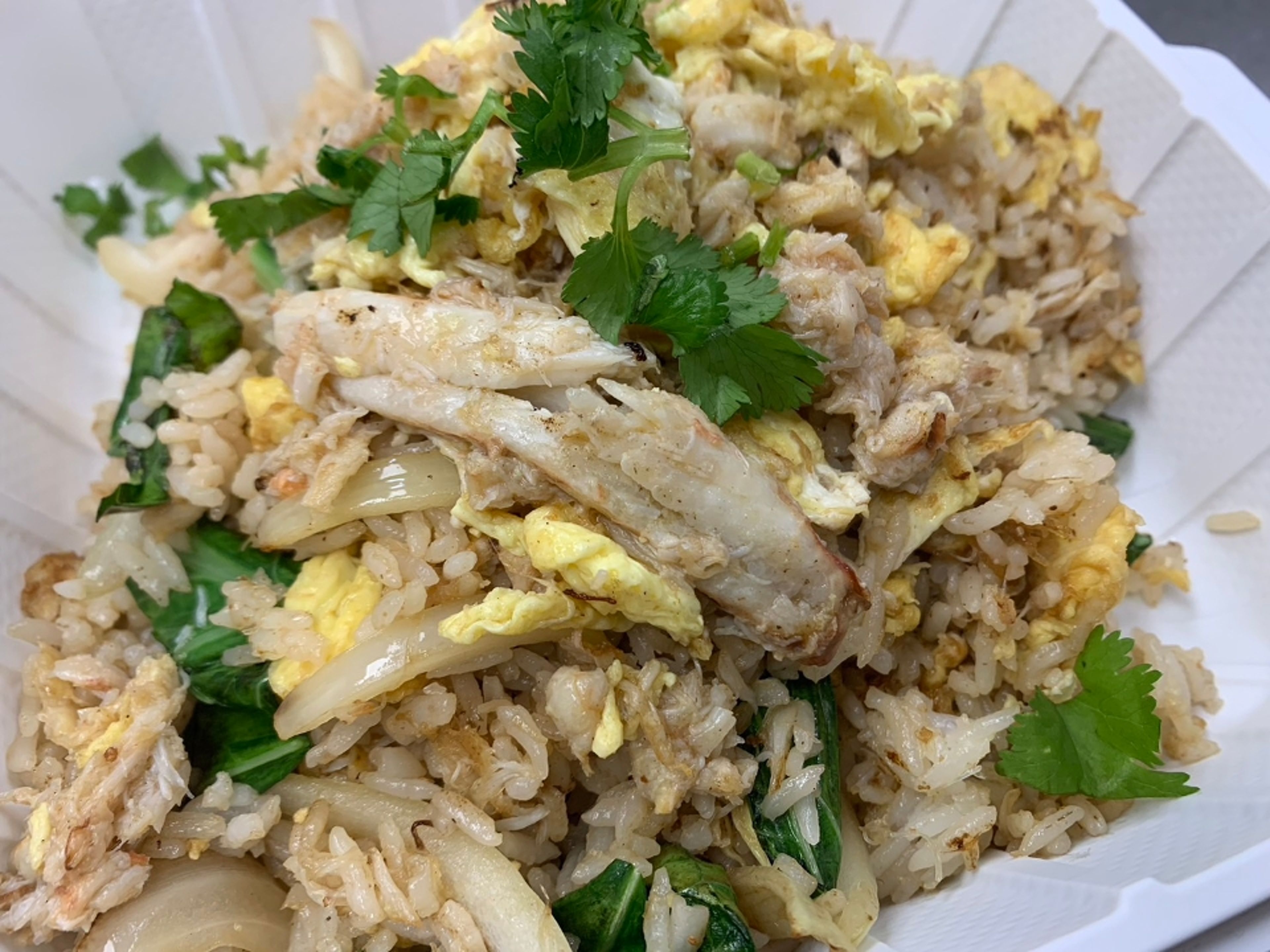 Crab Meat Fried Rice.