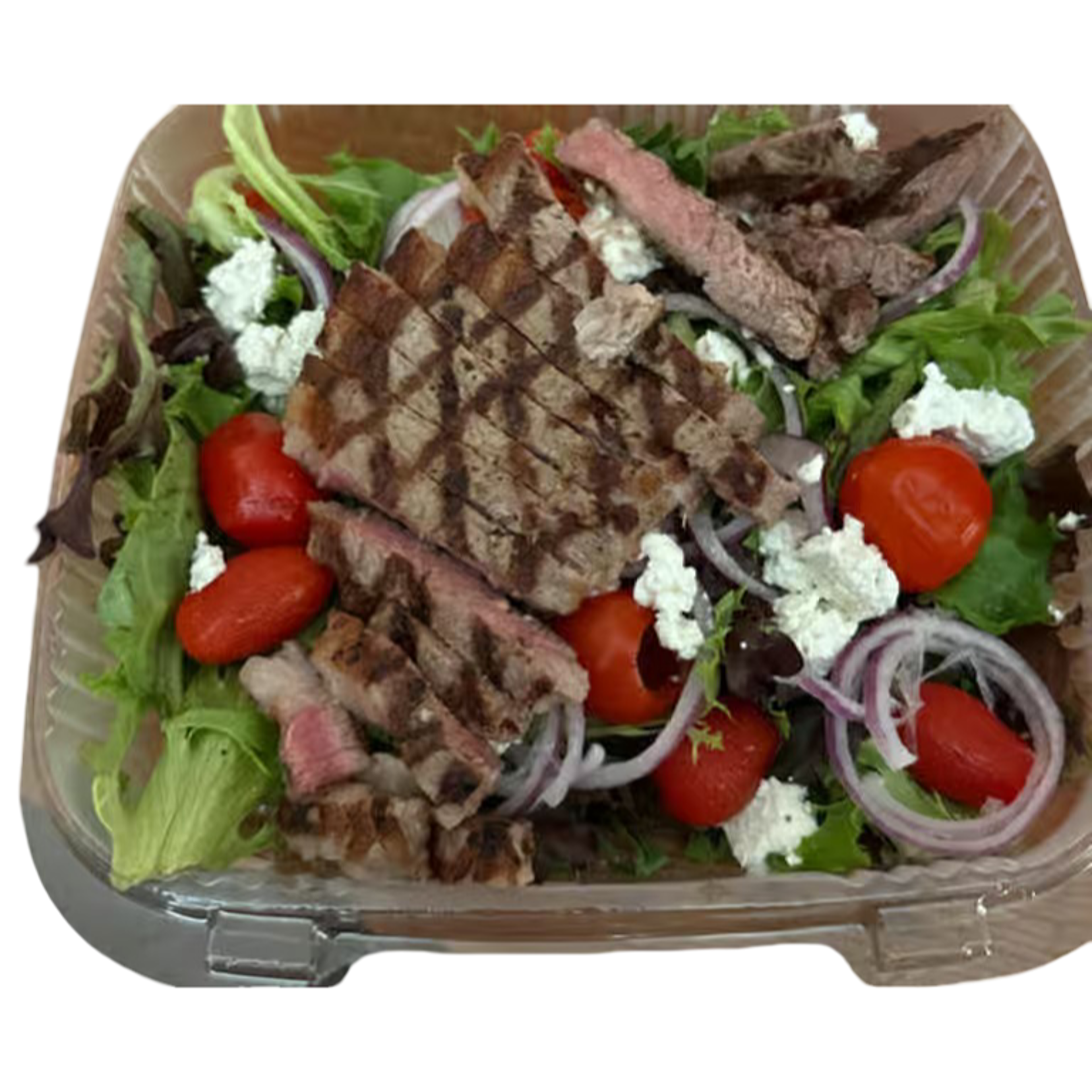 New York Steak salad.