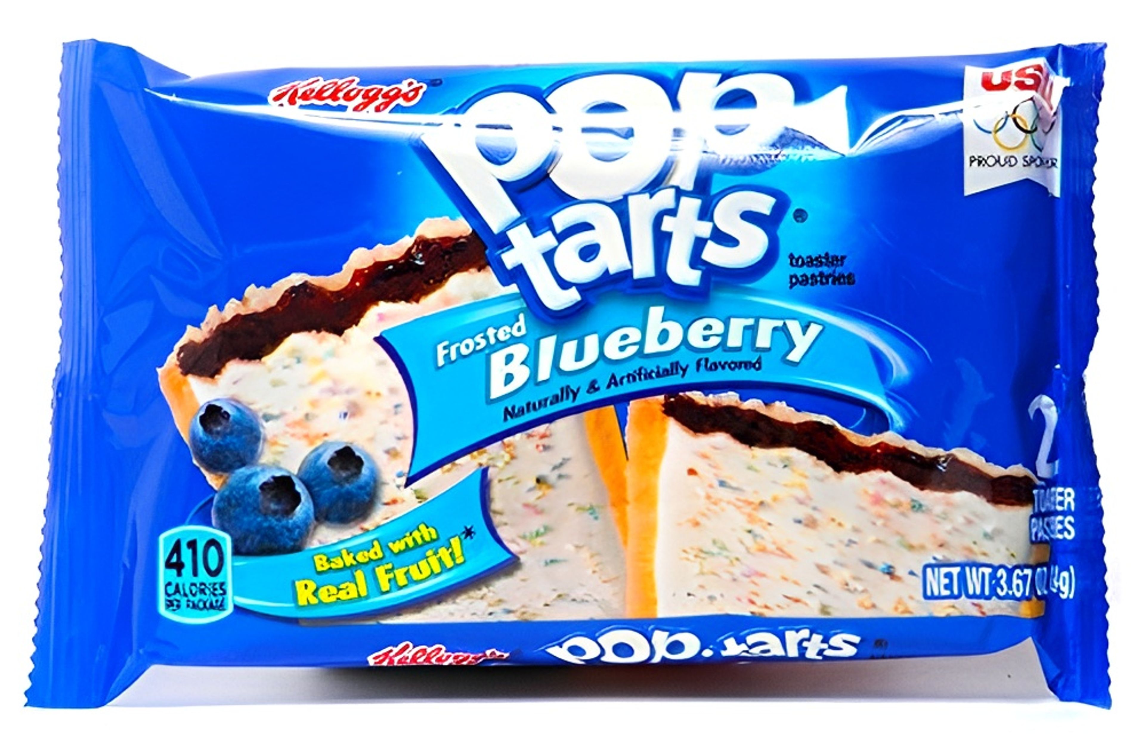 Pop-Tarts Blueberry Toaster Pastries 3.67 Oz Pouch.