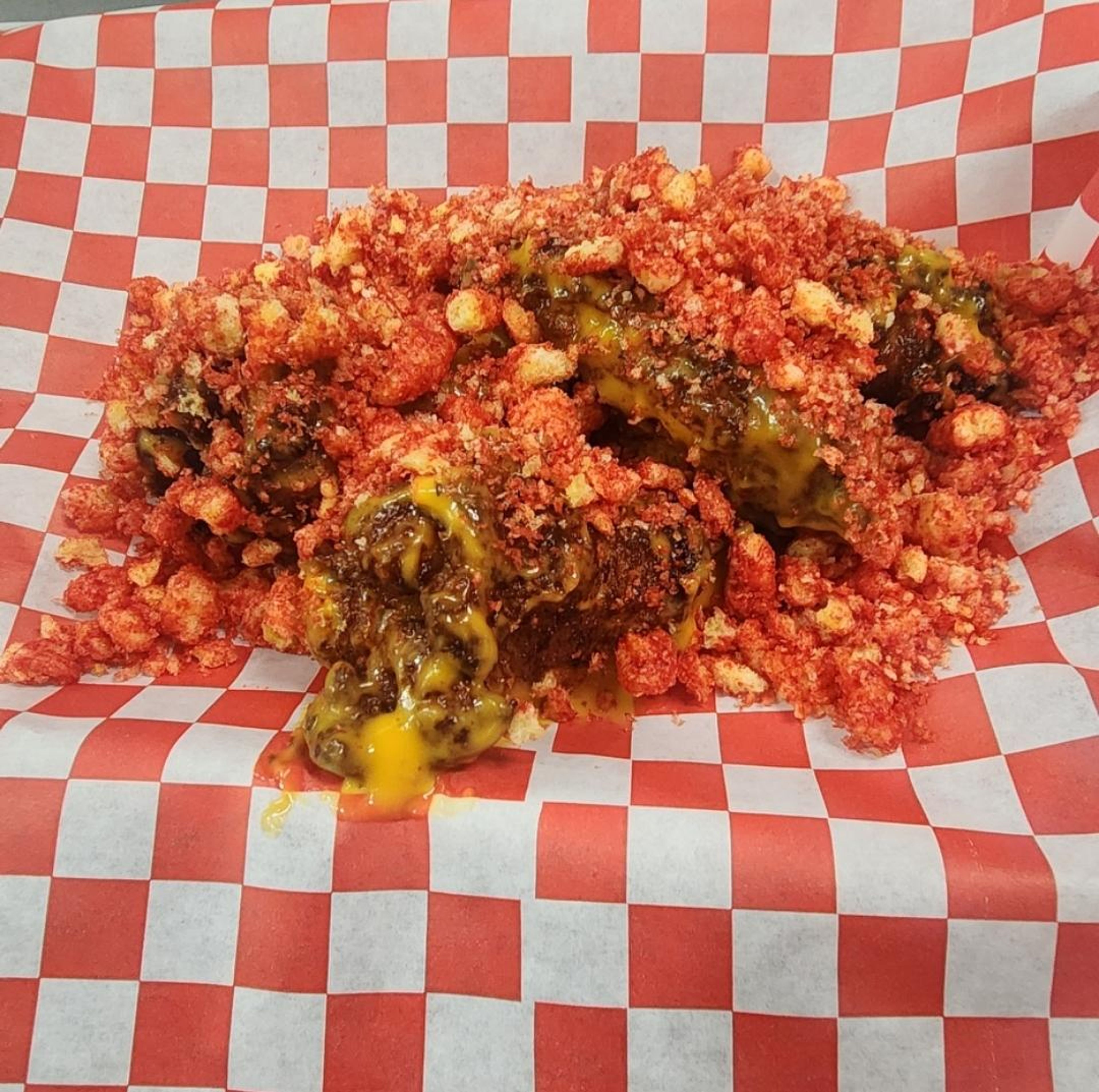 HOT CHEETOS NACHO CHEESE WINGS.