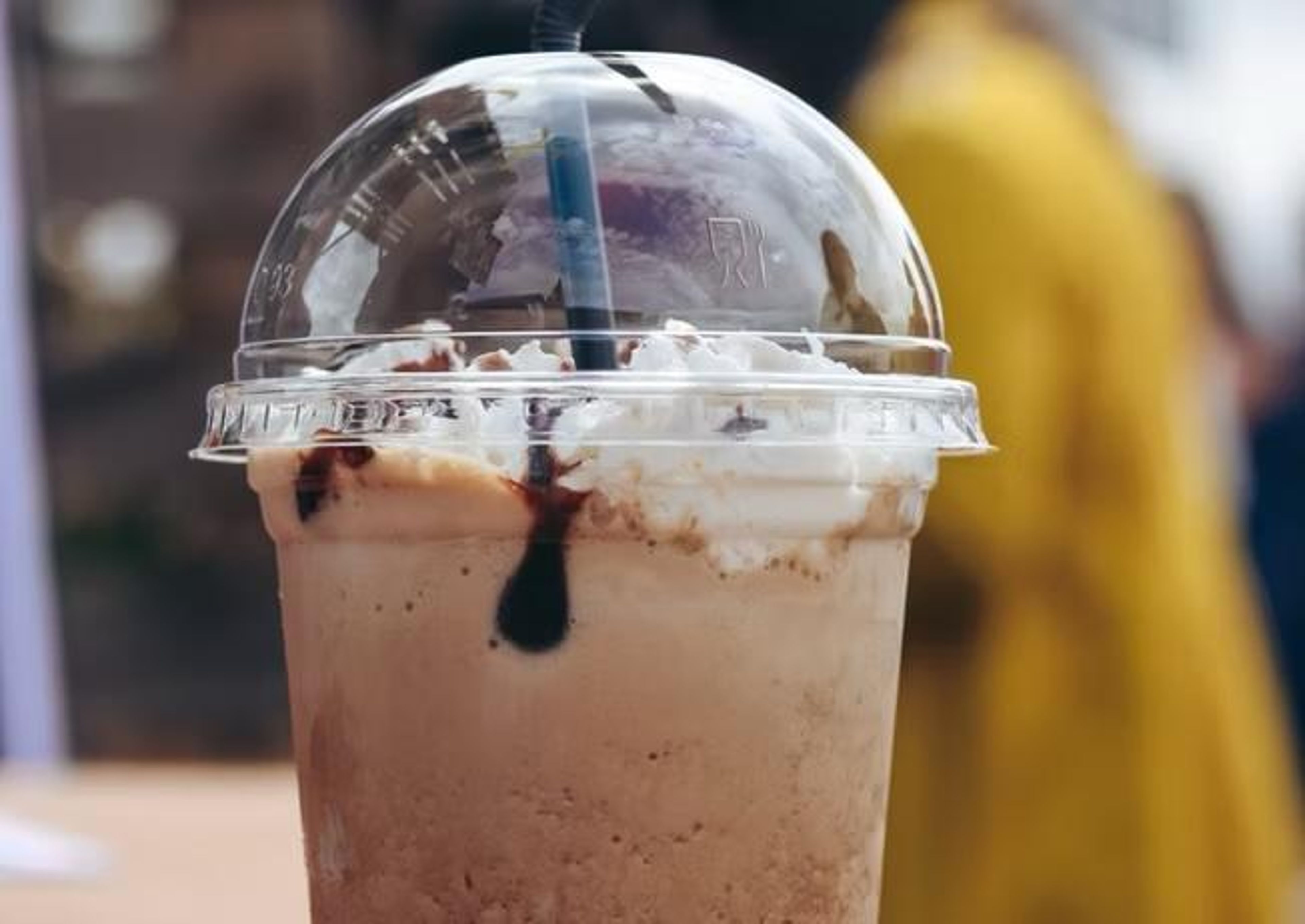 Chocolate mint milkshake.