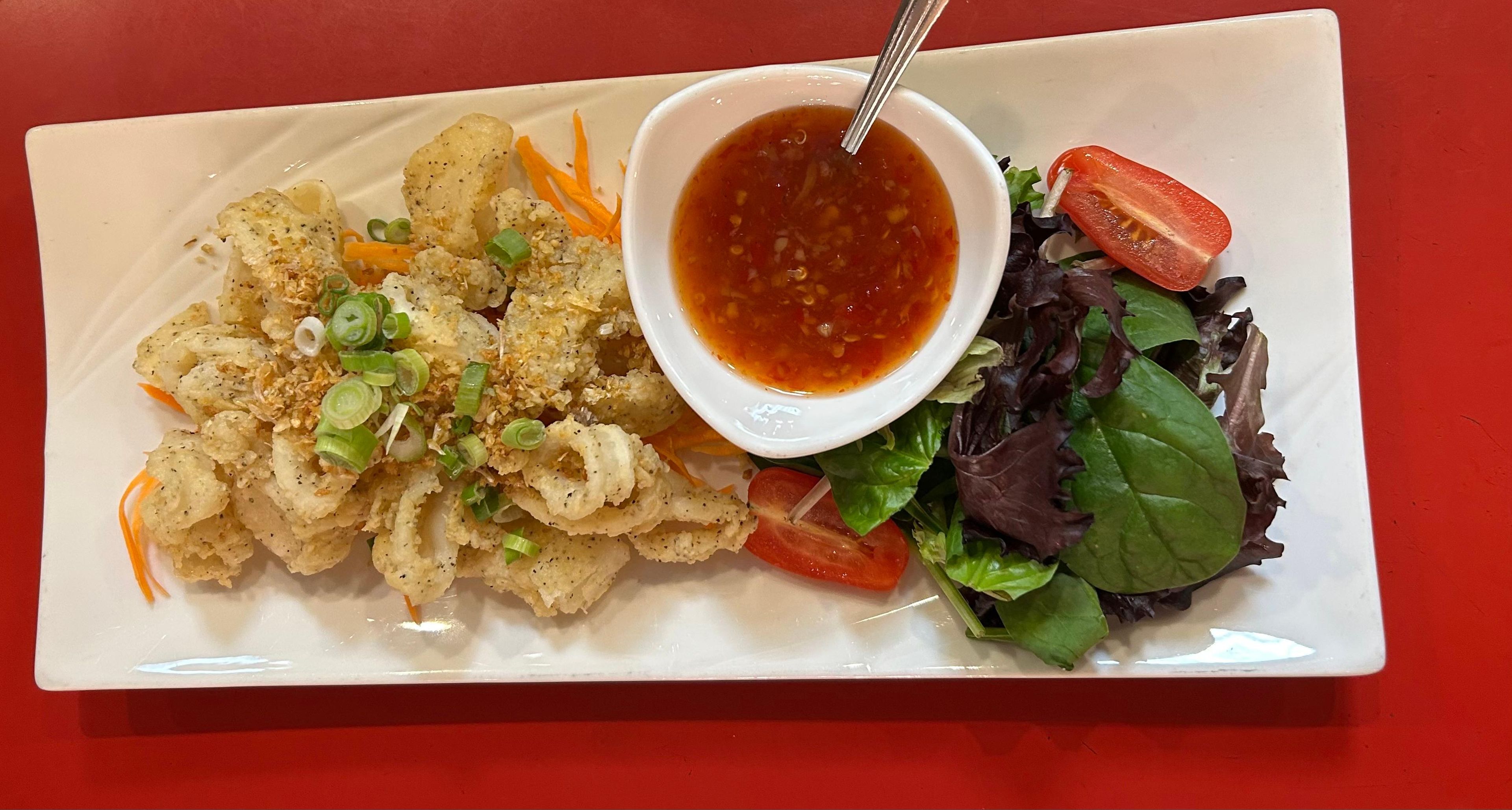 Garlic Crispy Calamari.