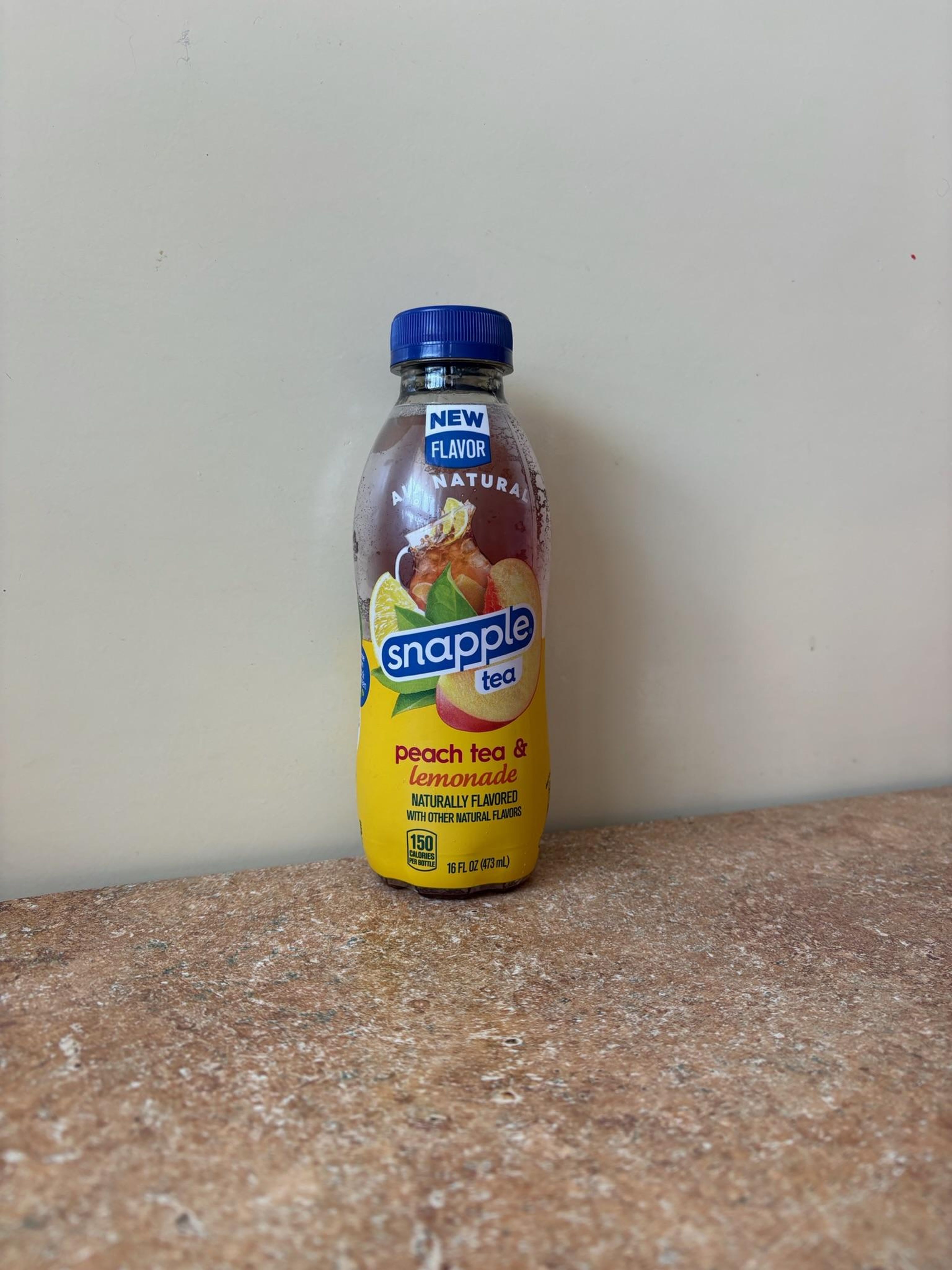Snapple: Peach Tea.