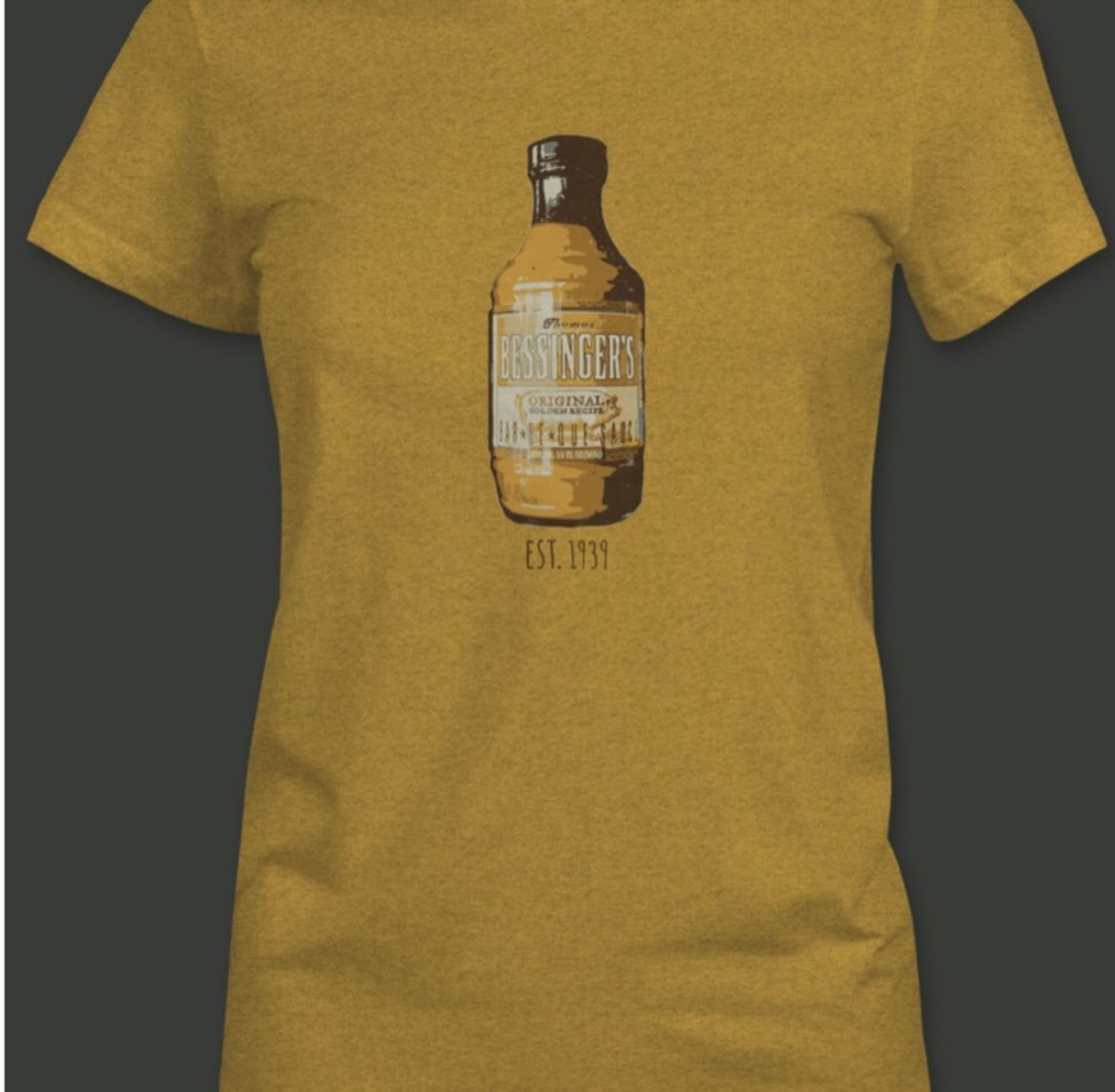 Mustard sauce bottle T-shirt.