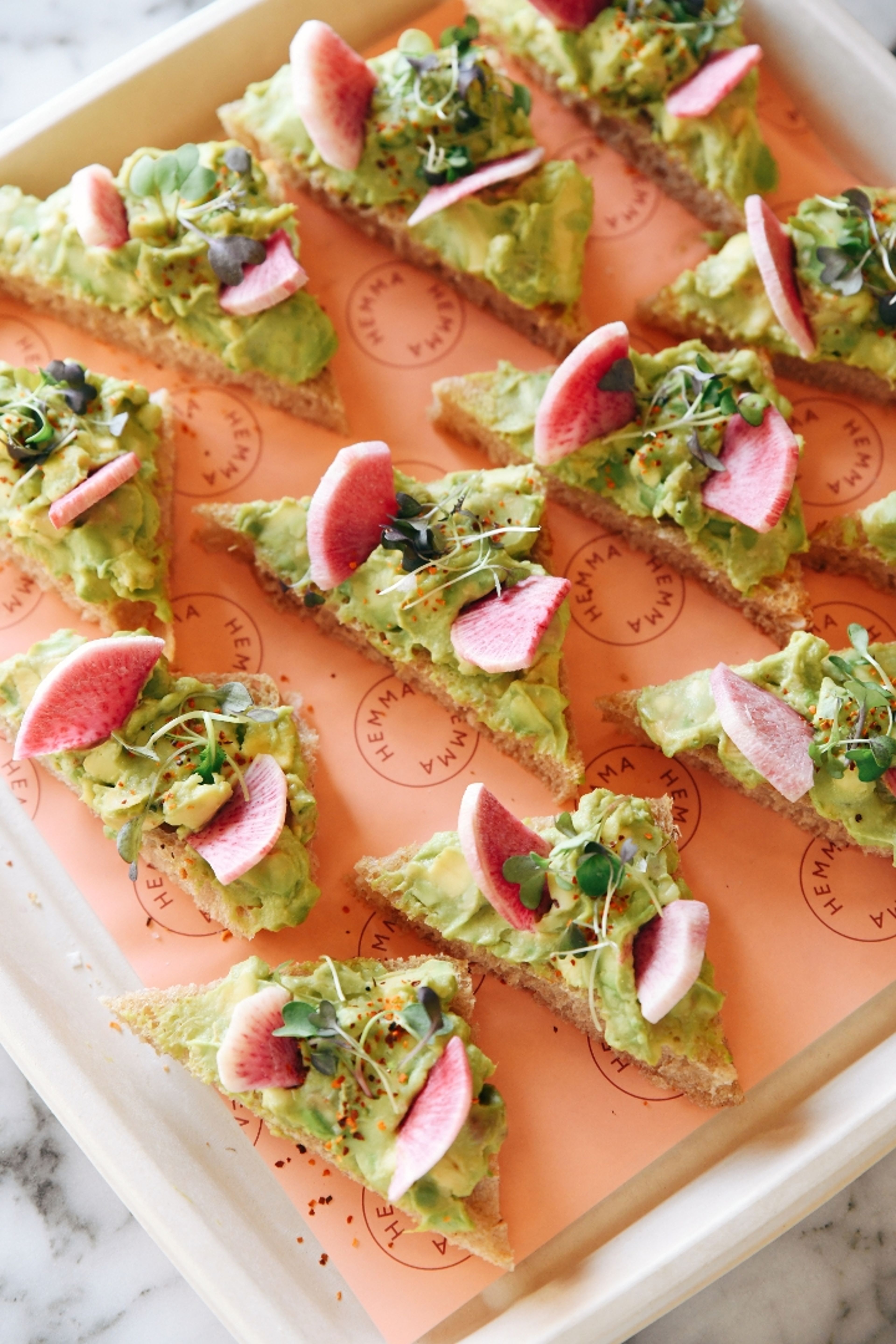 Avocado Toast Platter.