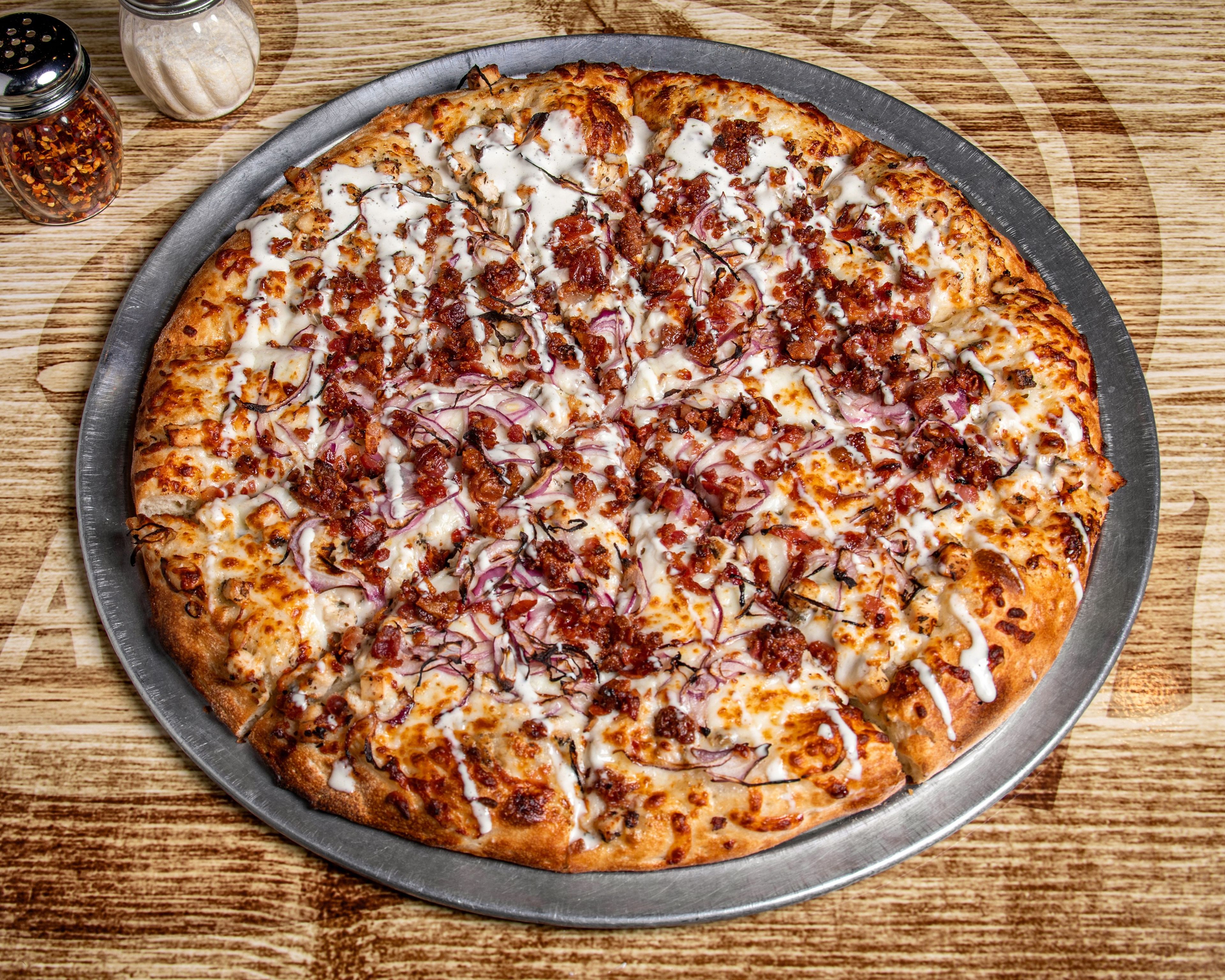 PIZZA- BACON CHICKEN RANCH 8".