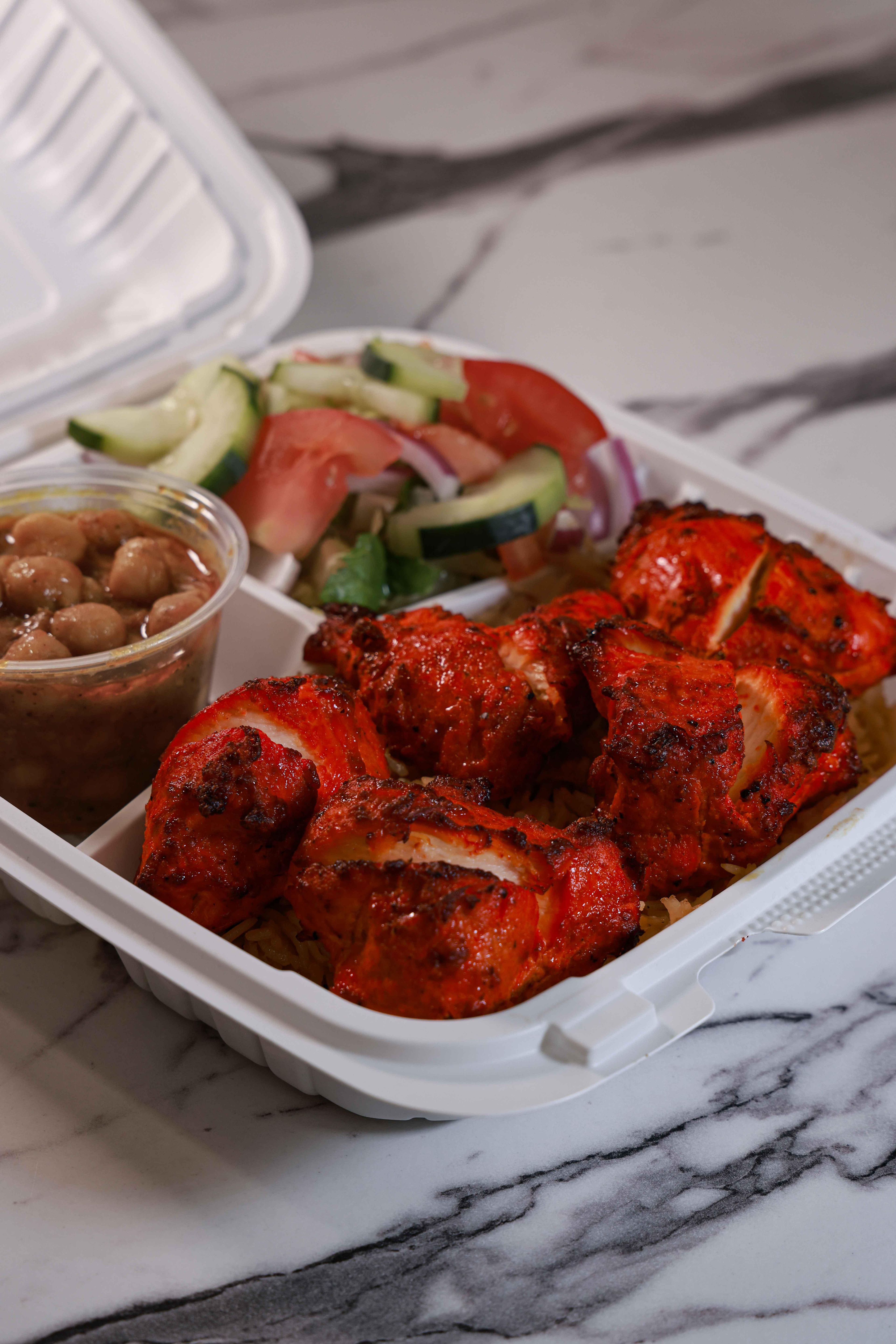 Spicy Chicken Kabob.