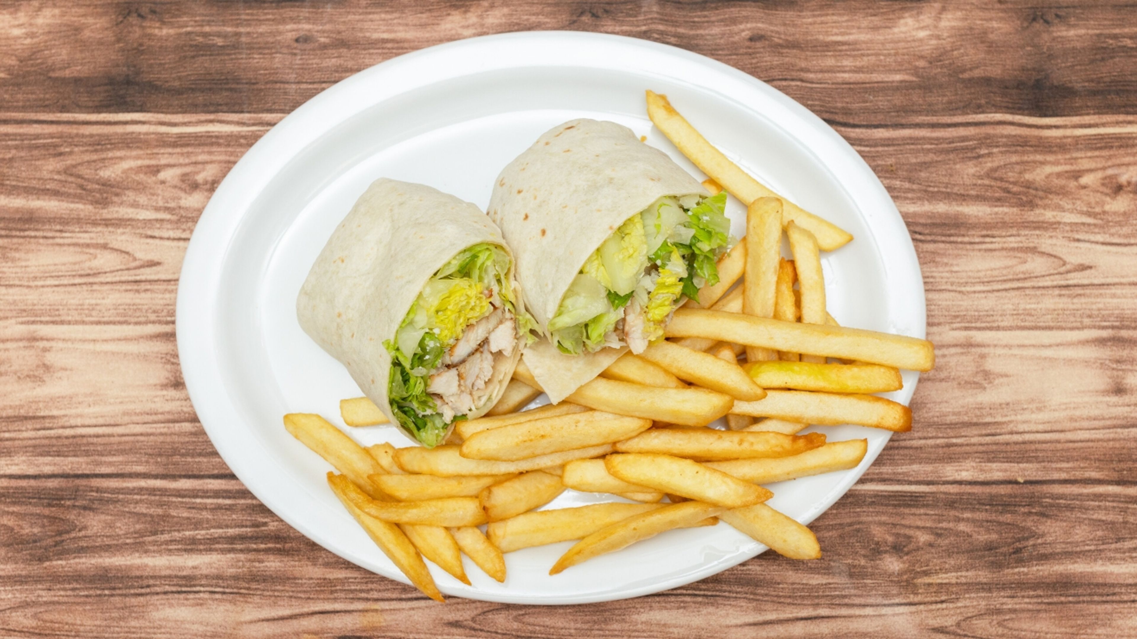 Chicken Ceasar Wrap.