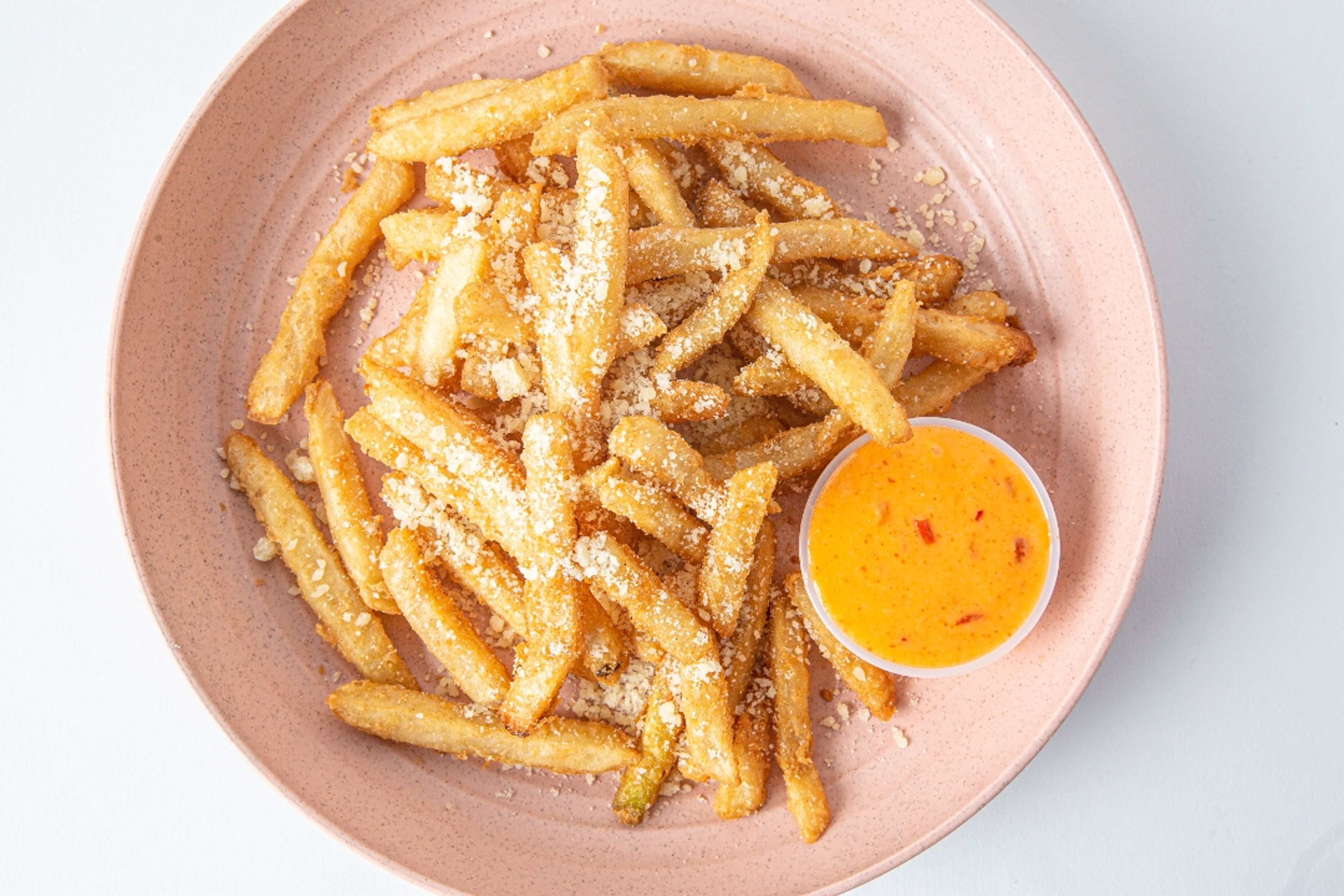 TRUFFLE PARM FRIES.
