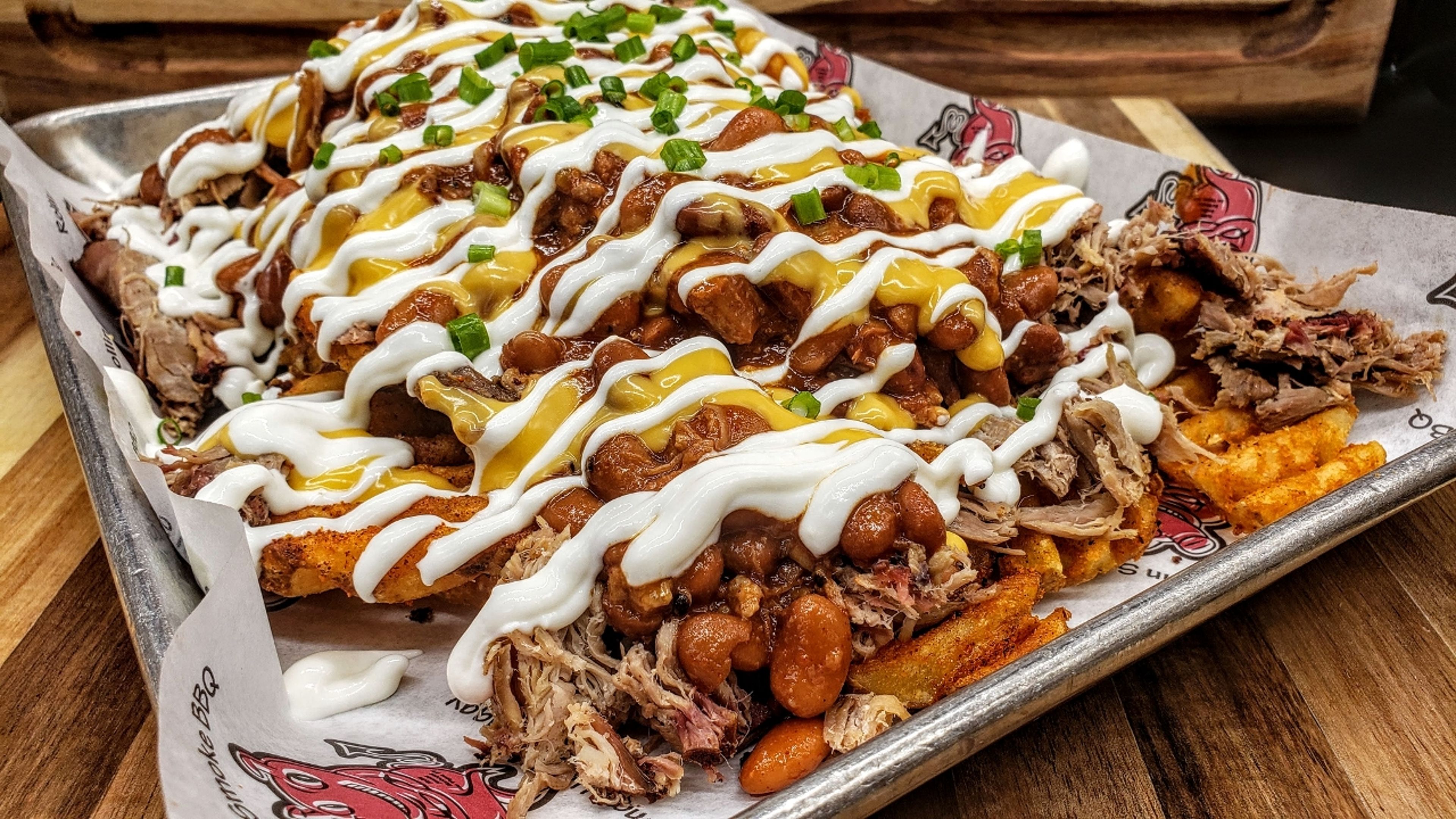 BBQ Nachos.