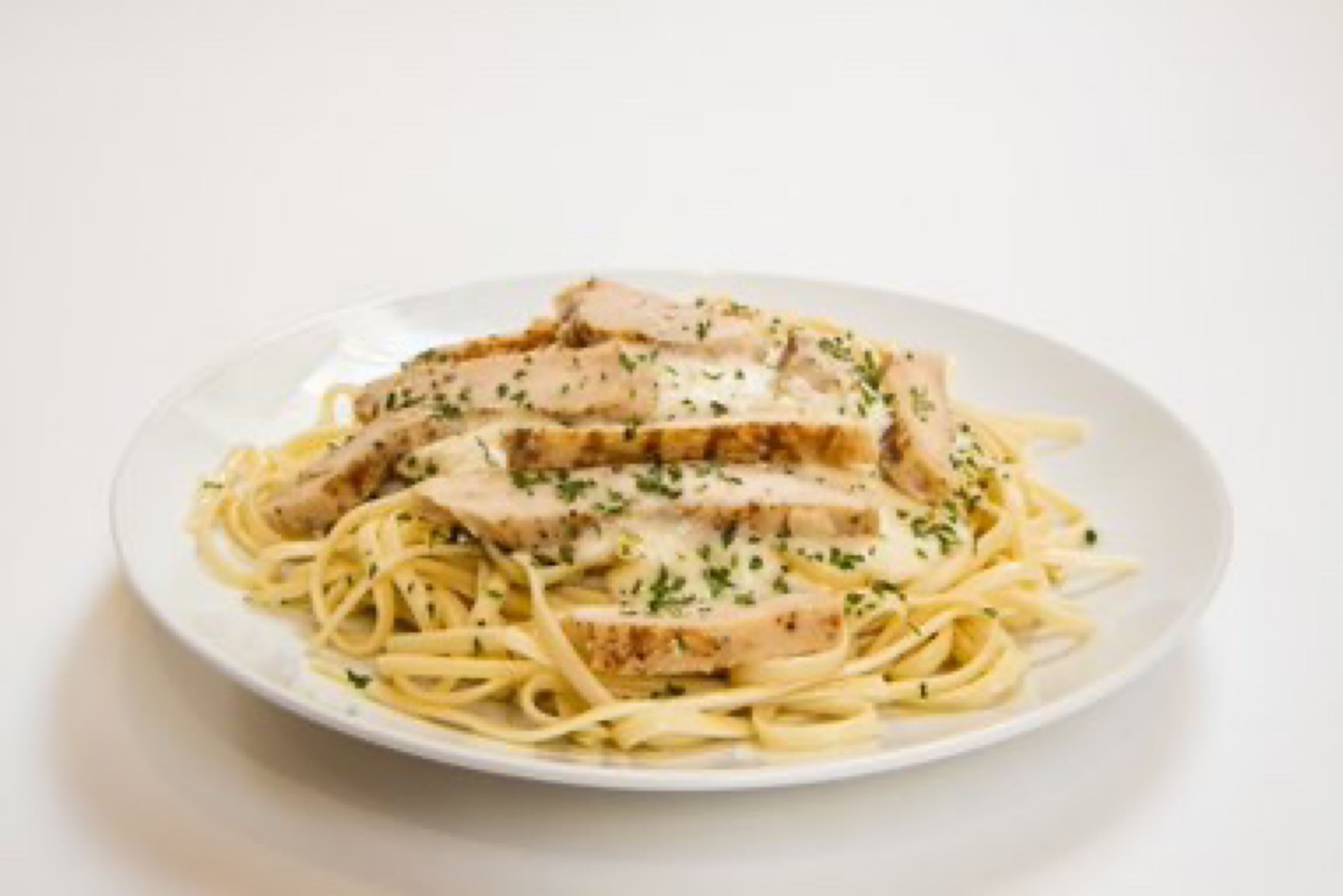 Chicken Fettuccine Alfredo.