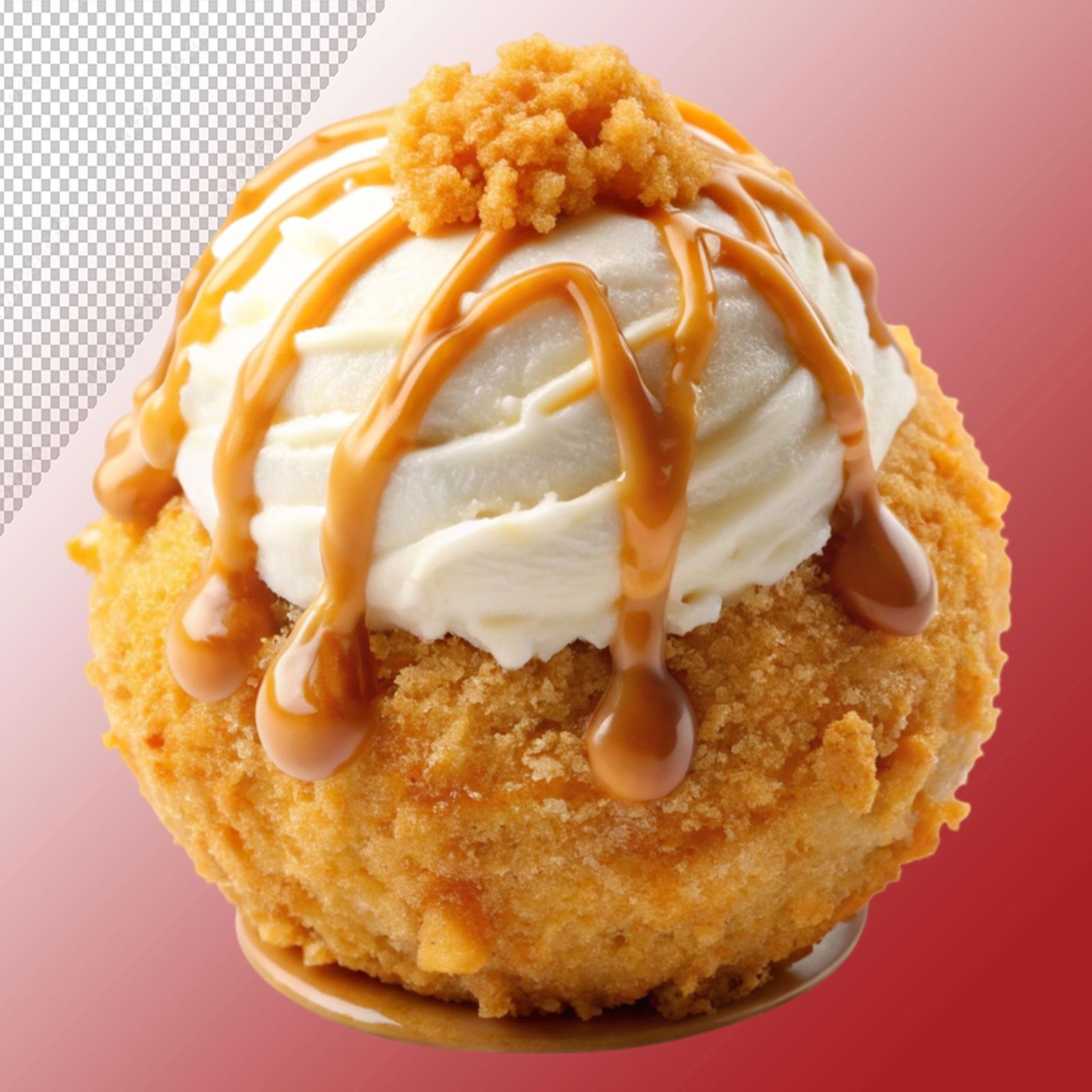 Fried ice cream.