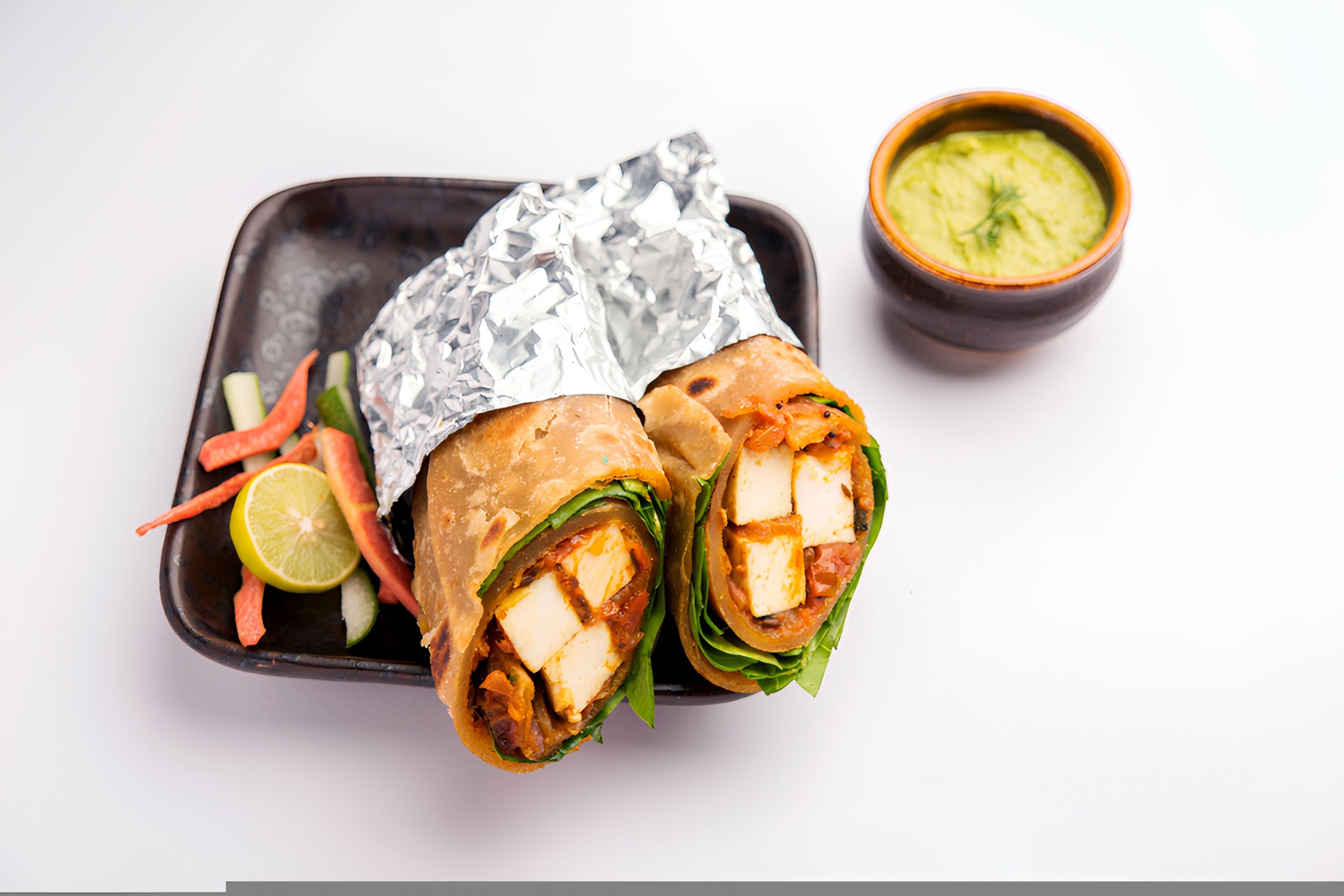 Chicken Kathi Roll-  Popular Street food ##- 2 Rolls.