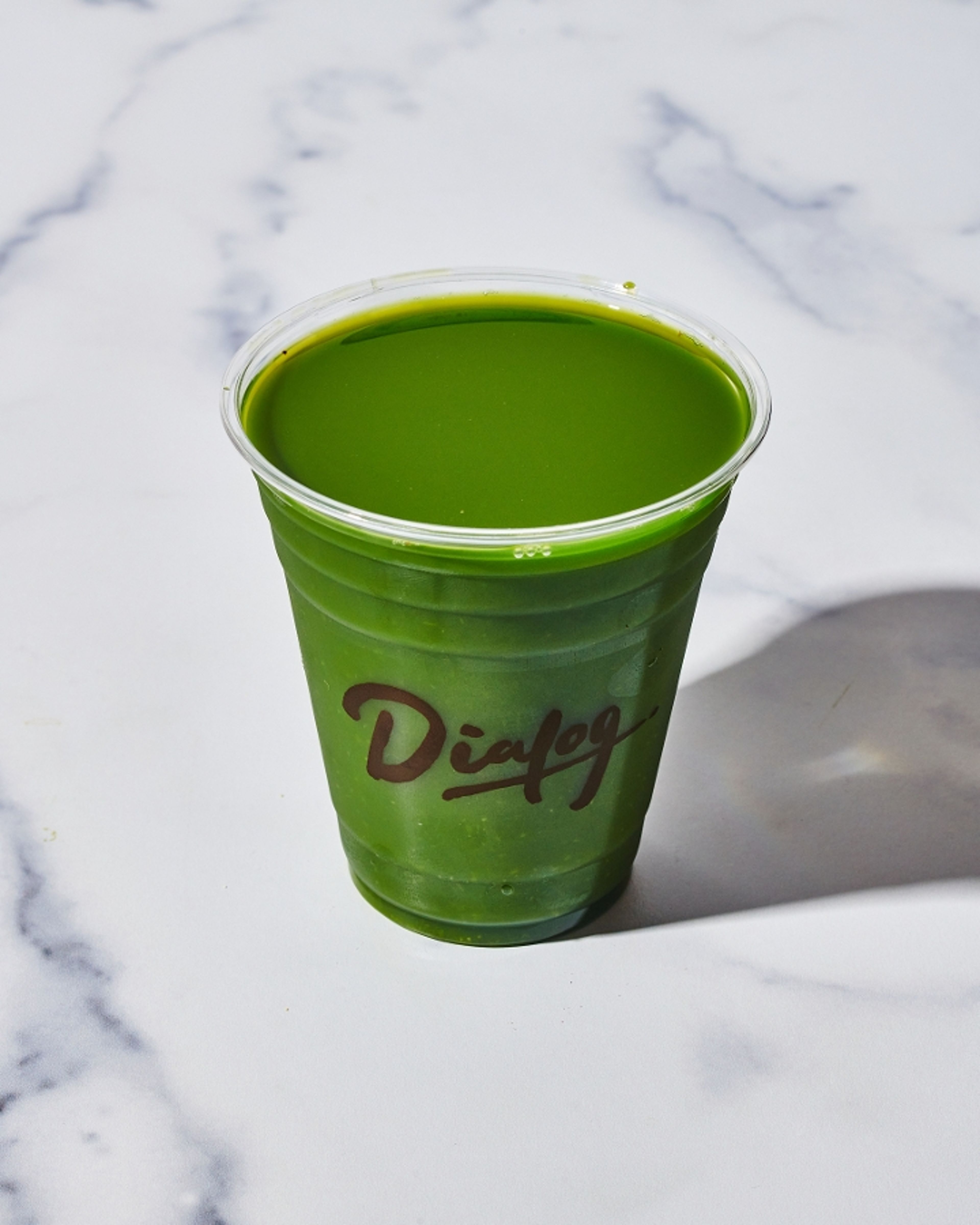 Organic Cold Pressed Green Juice.