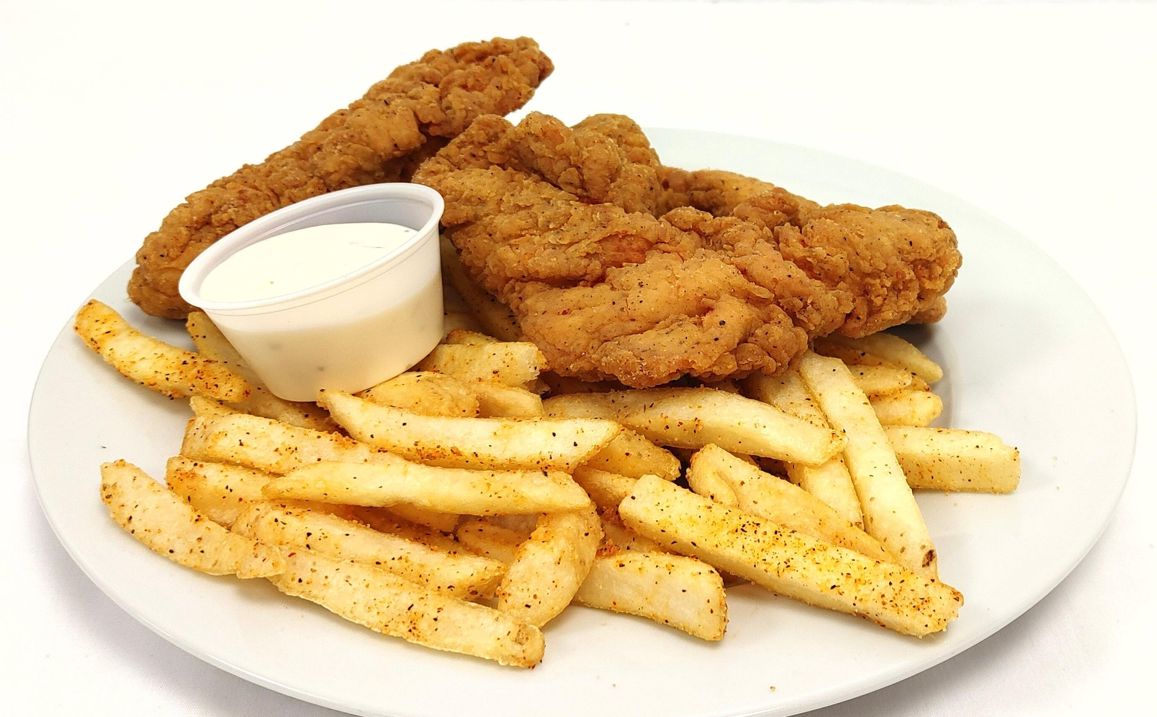 Chicken Tenders & Fries.