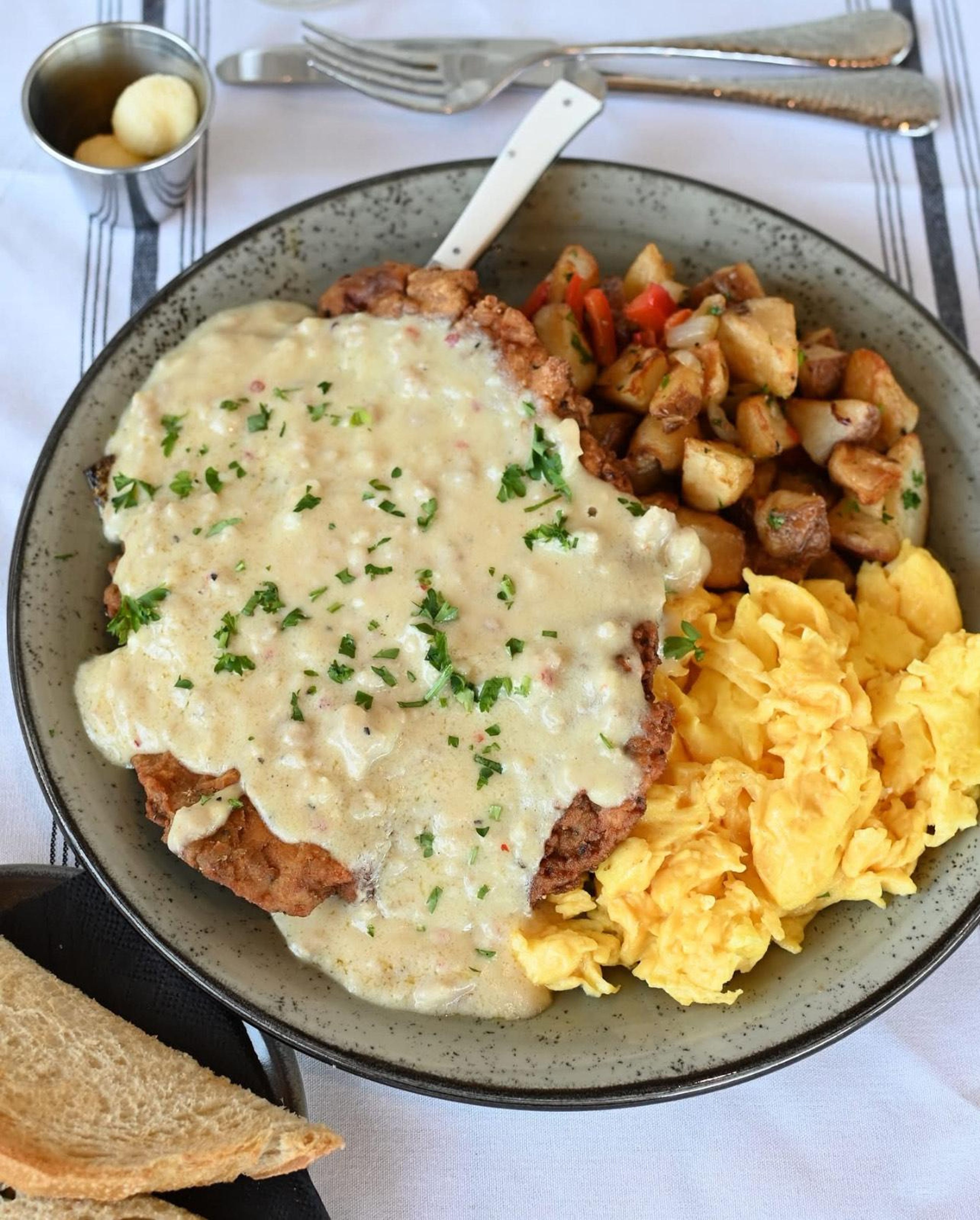 Breakfast Country Fried Steak.