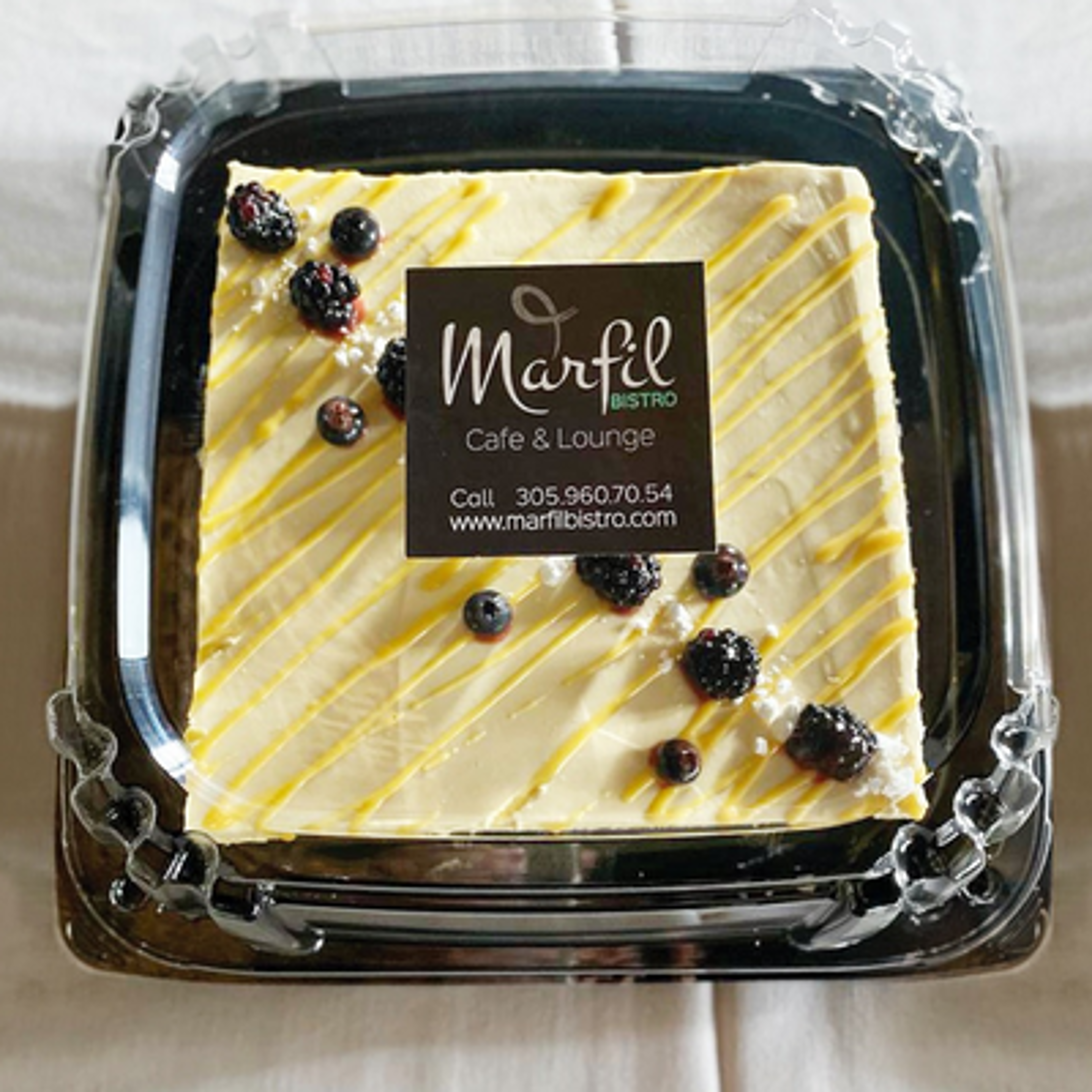 Passion Fruit Marquise (12 People) - Order with 24 hours in advanced.