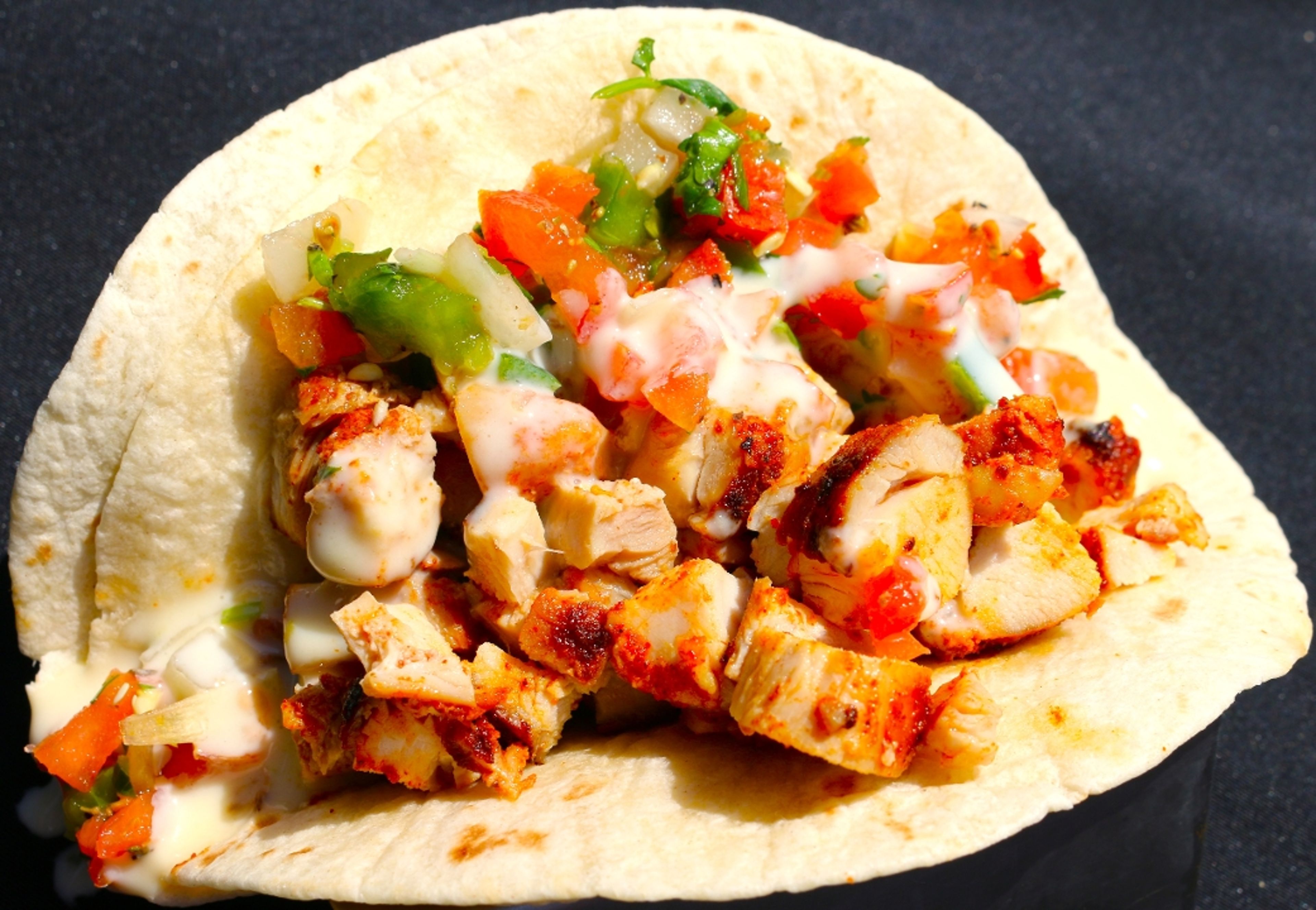 Grilled Chicken Taco.
