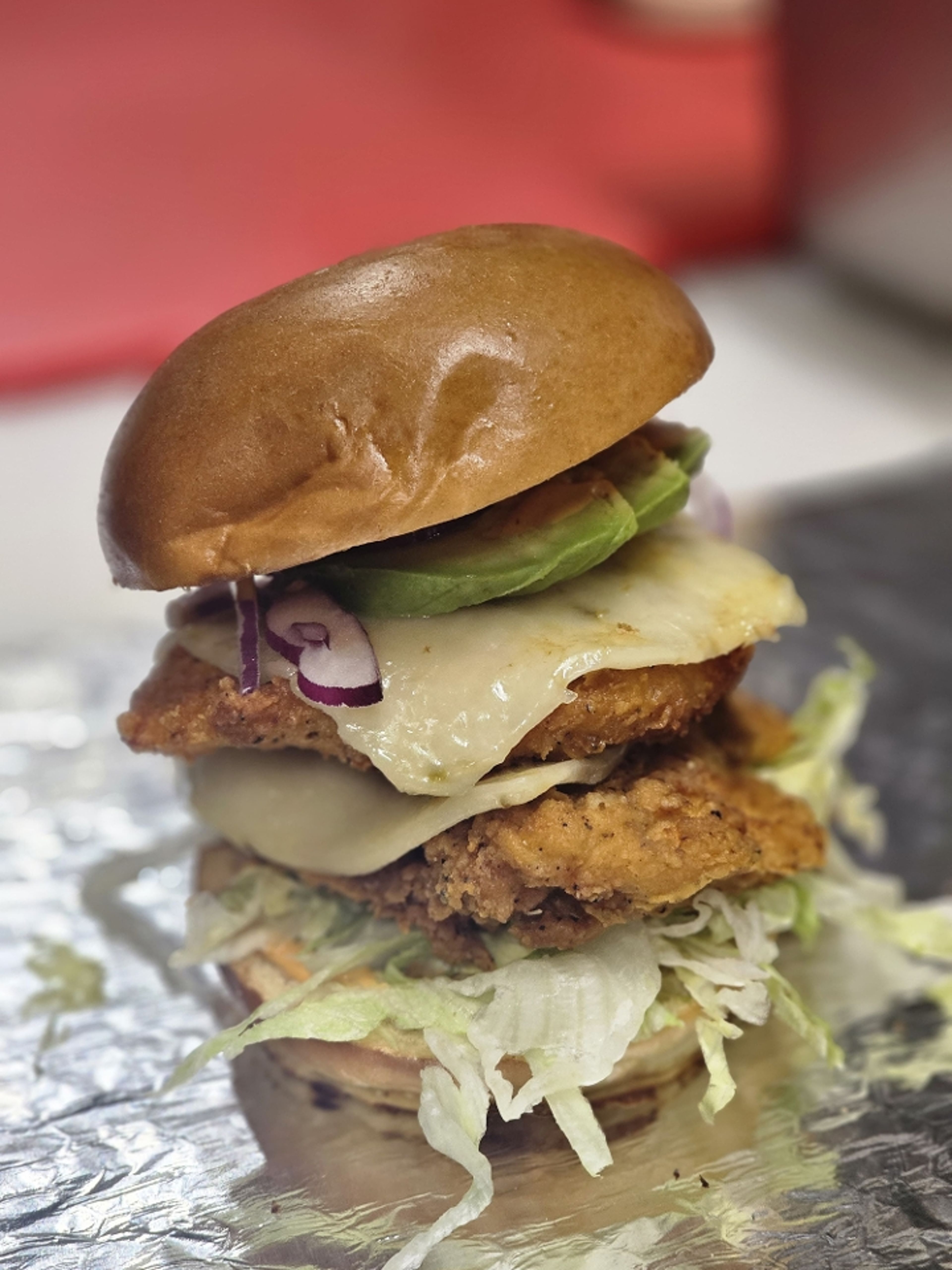 Jack Chicken Avocado Sandwich.