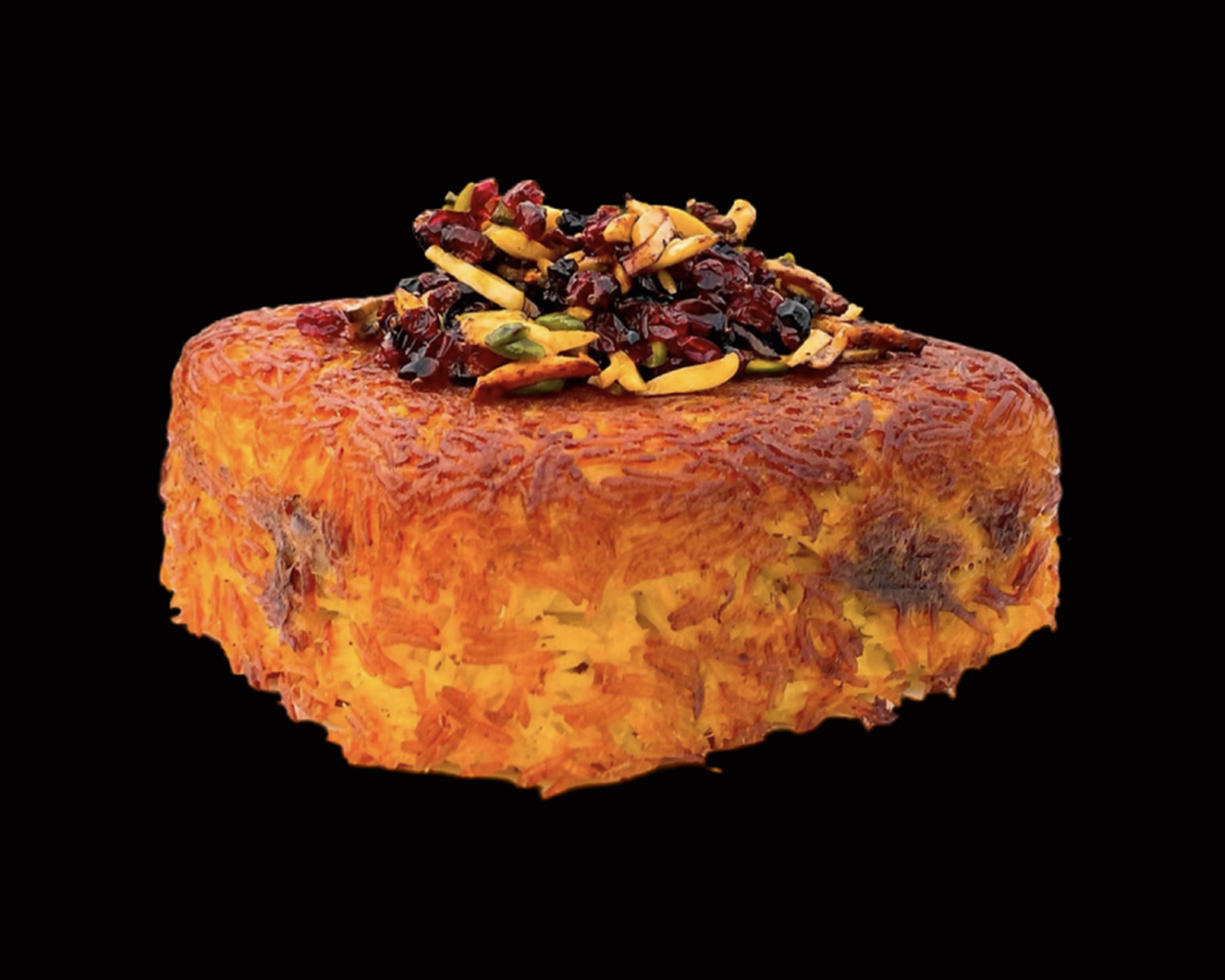 Saffron Chicken Tahchin (ته چین).