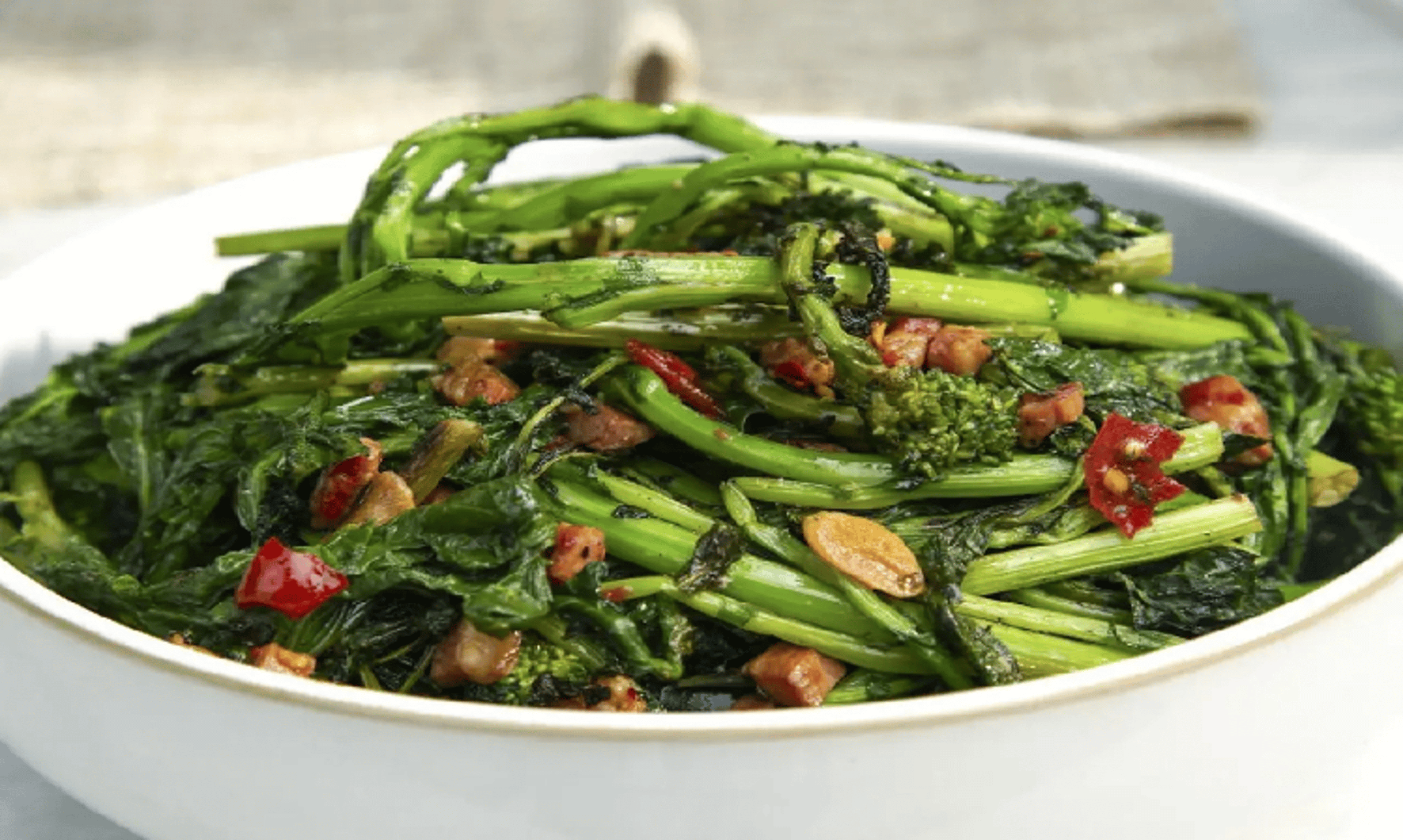 Broccoli Rabe & Sausage.