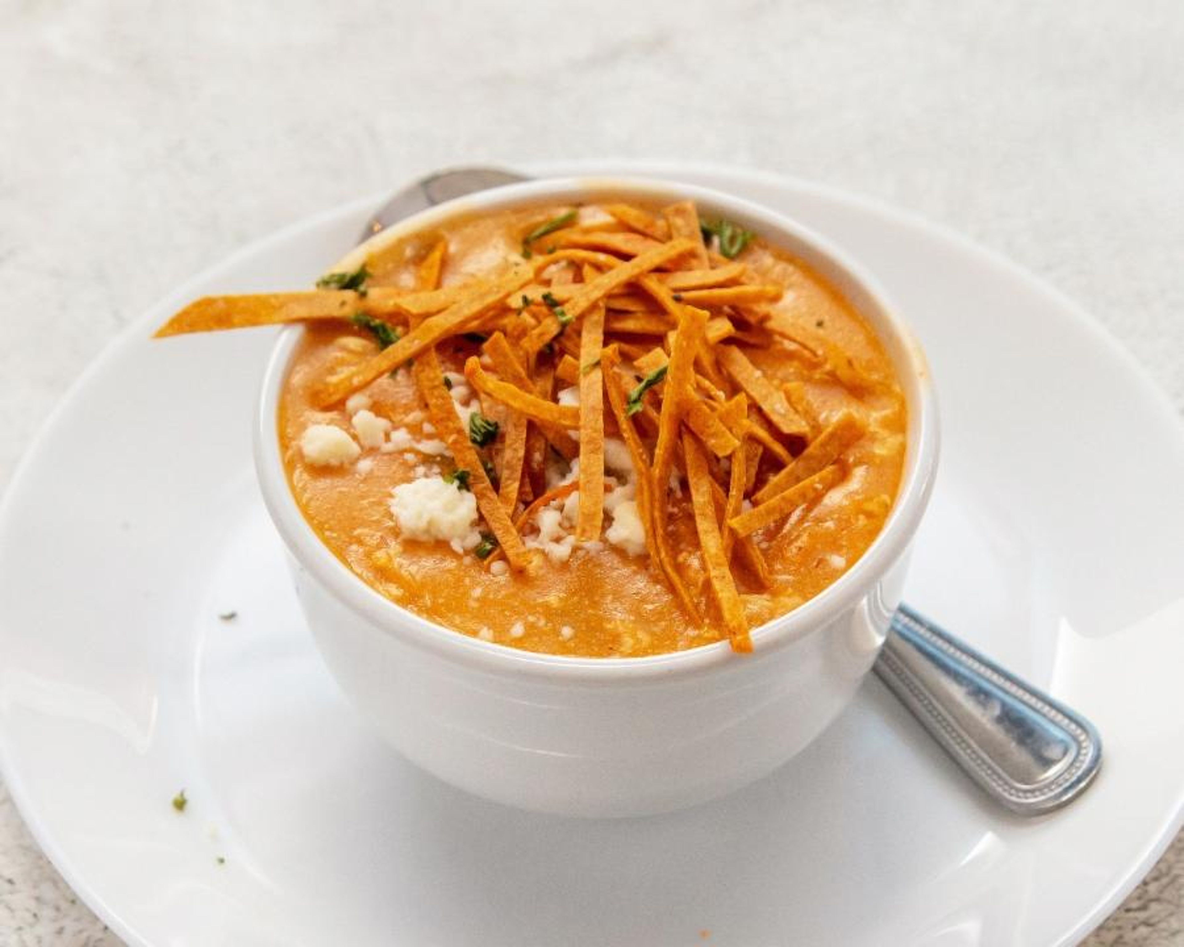 Cup Chicken Tortilla Soup.