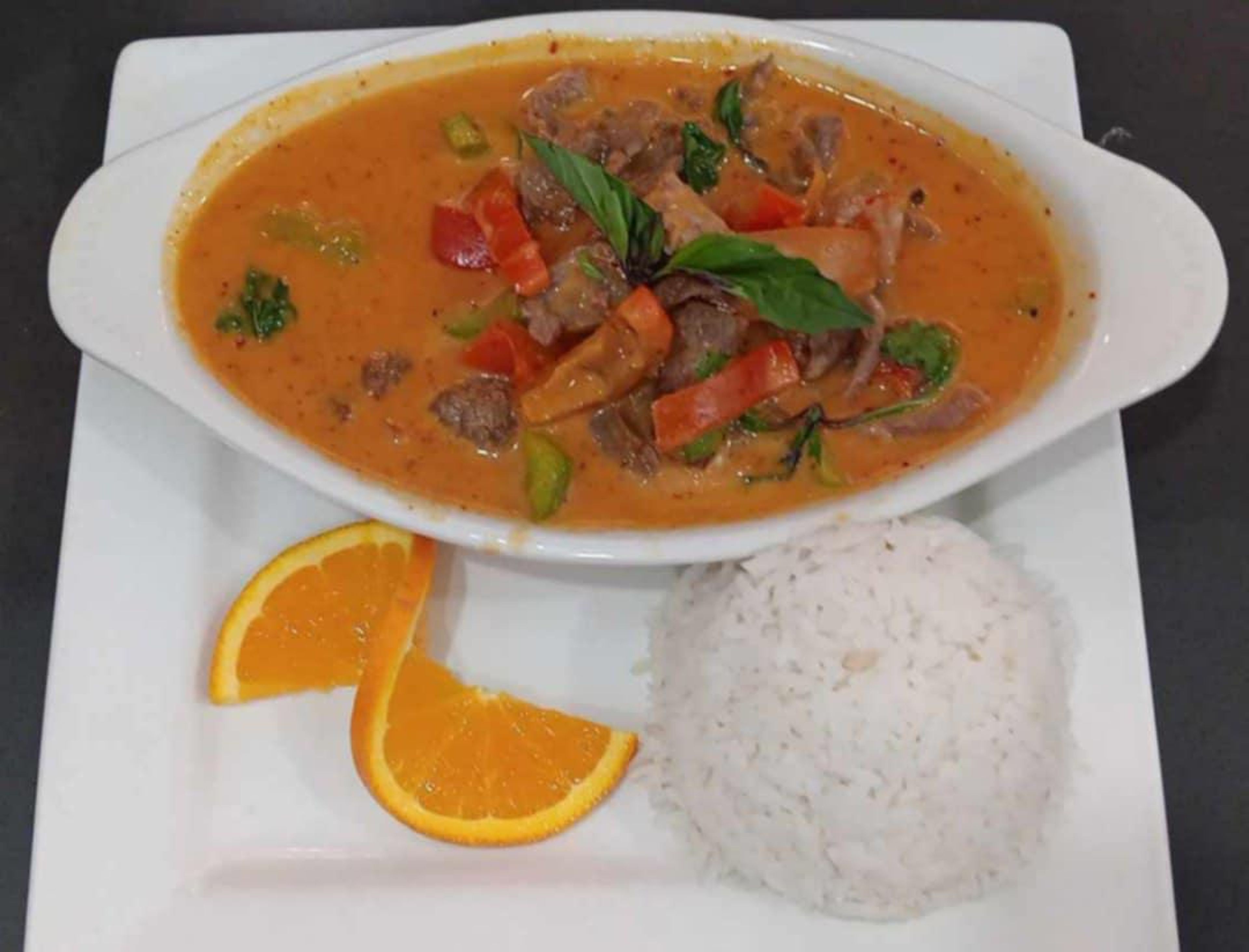 Panang  (Lunch Special) with choice of Protein.