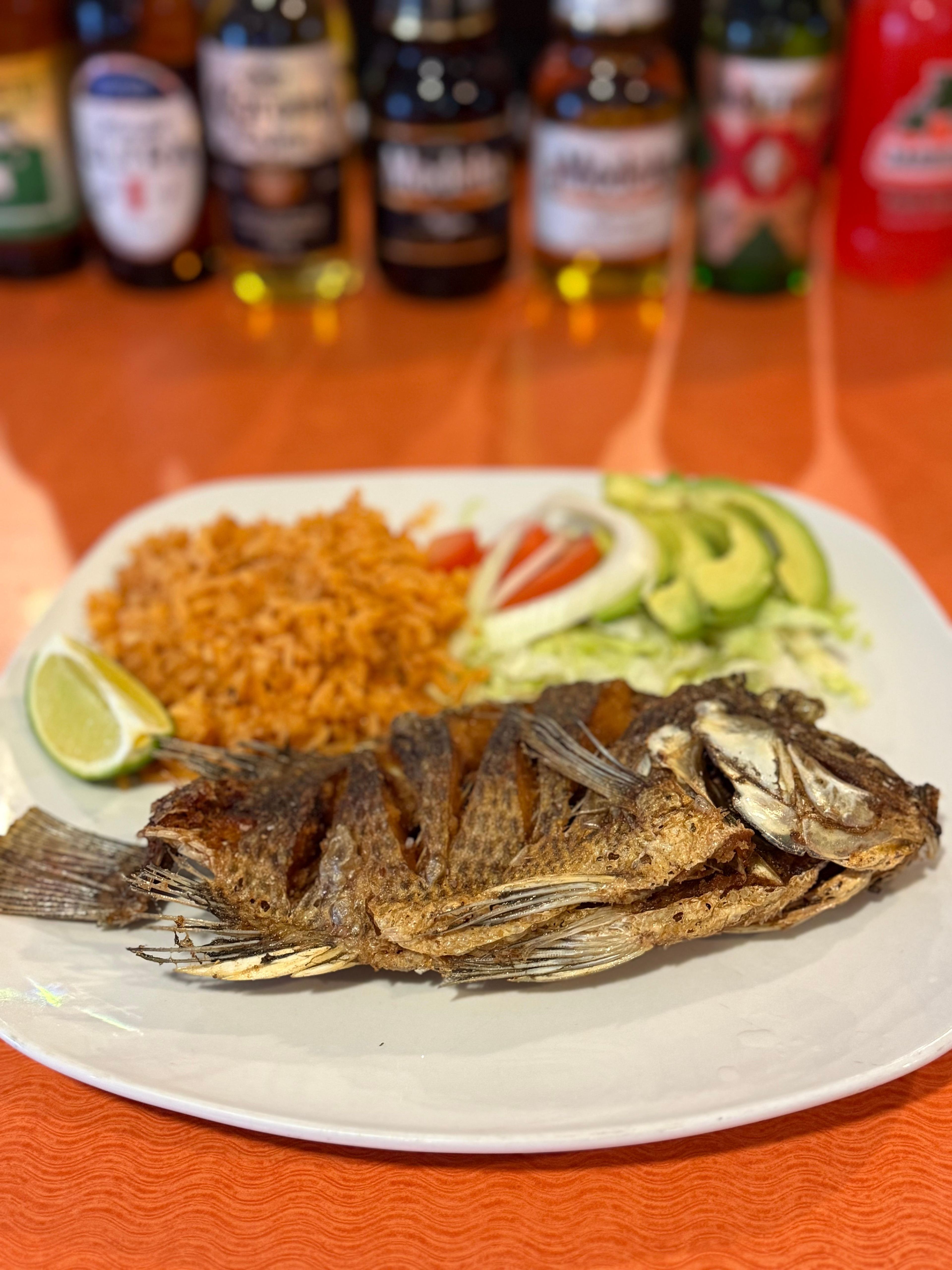 Fried Tilapia (Mojarra).