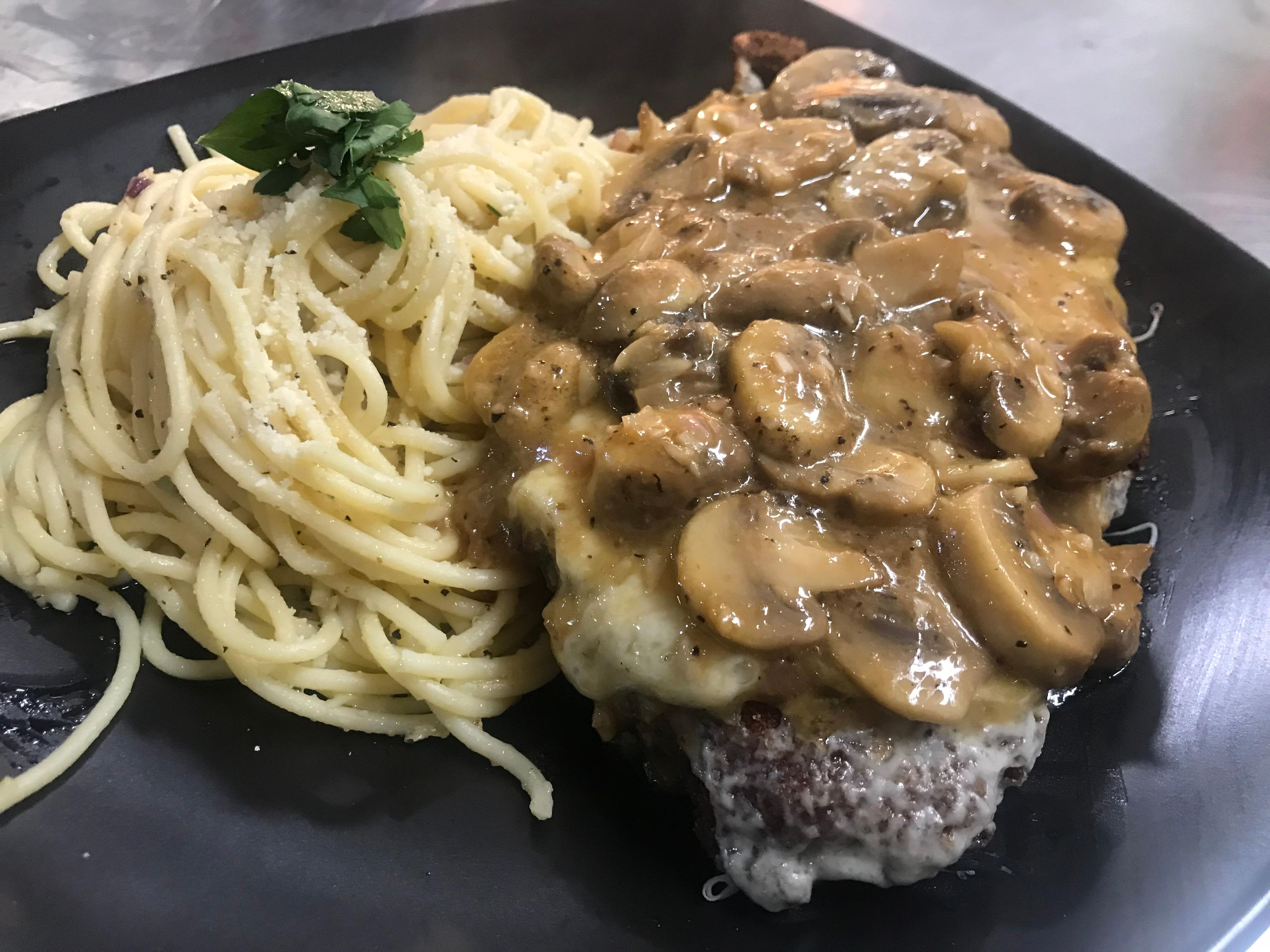 Chicken Marsala.
