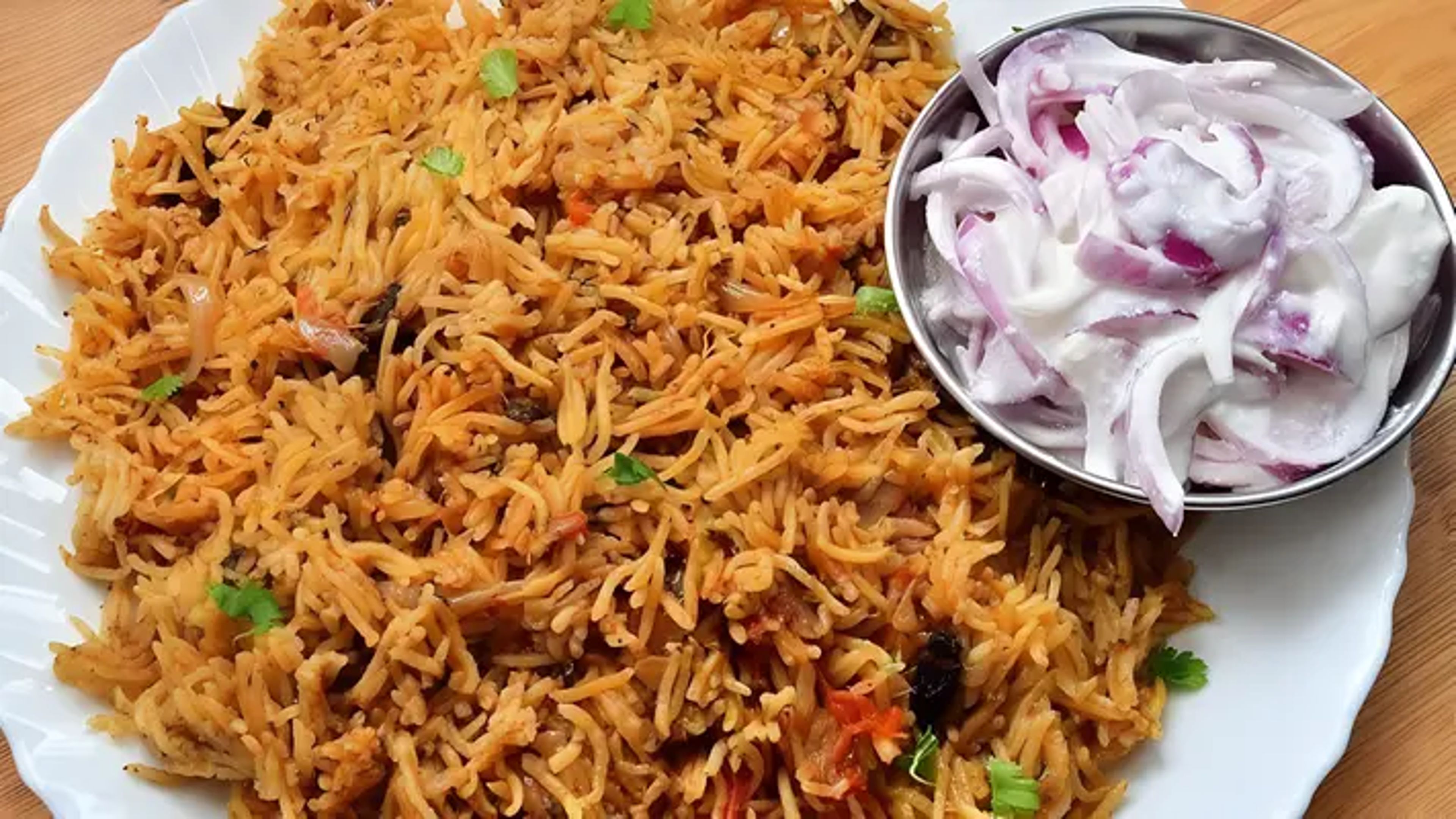 Plain Kushka Biriyani.