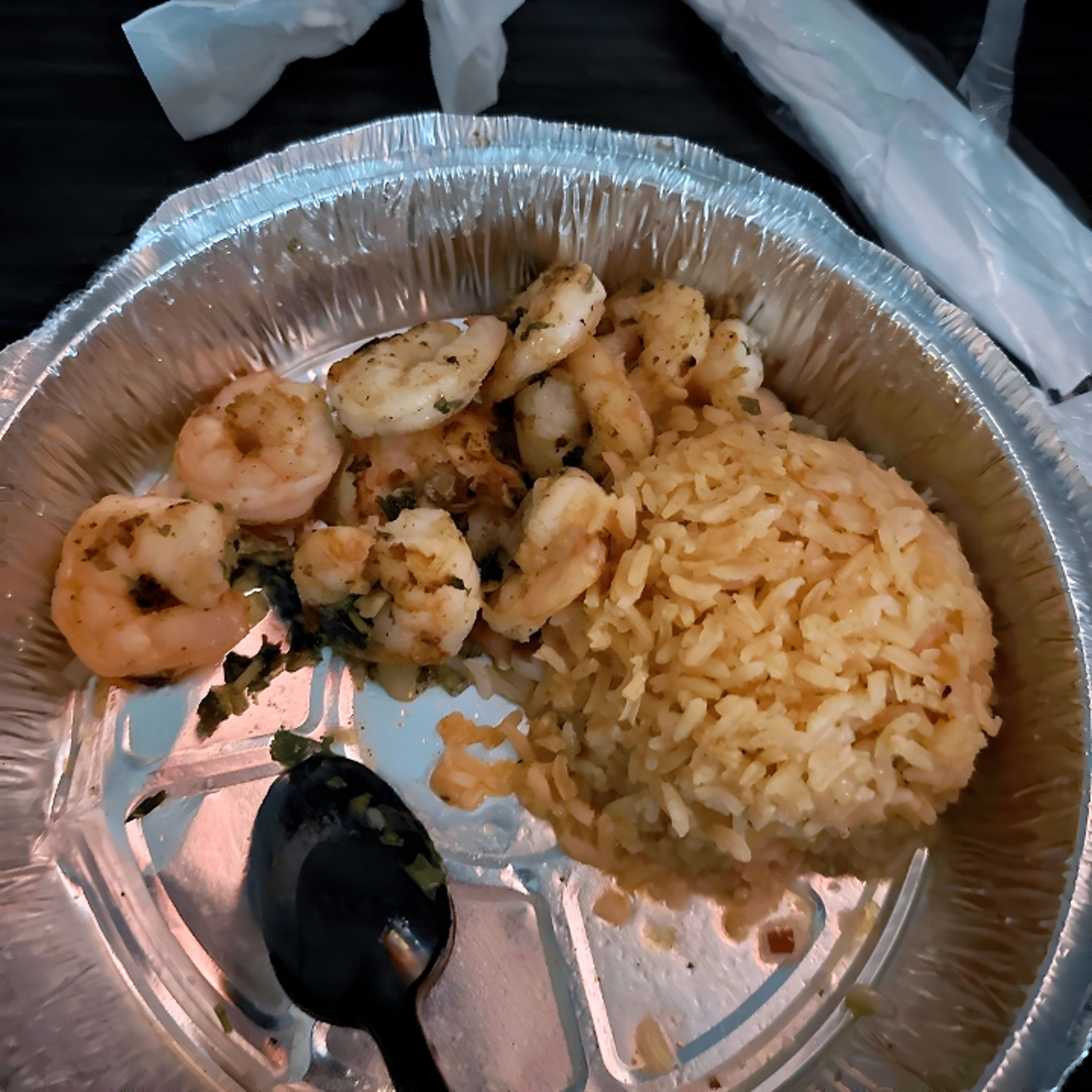 Camarones Al Mojo de Ajo.