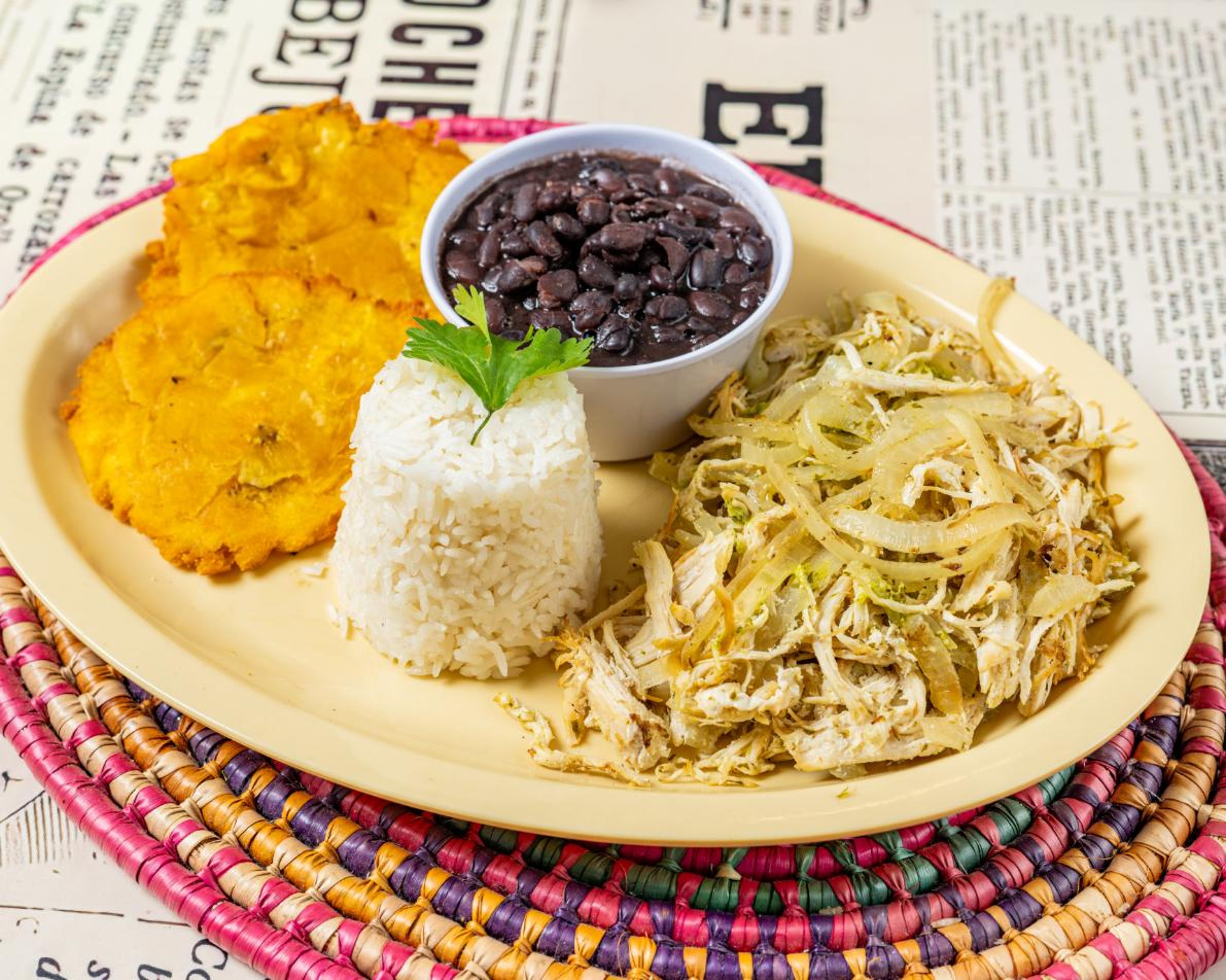 VACA FRITA CHICKEN PLATE.