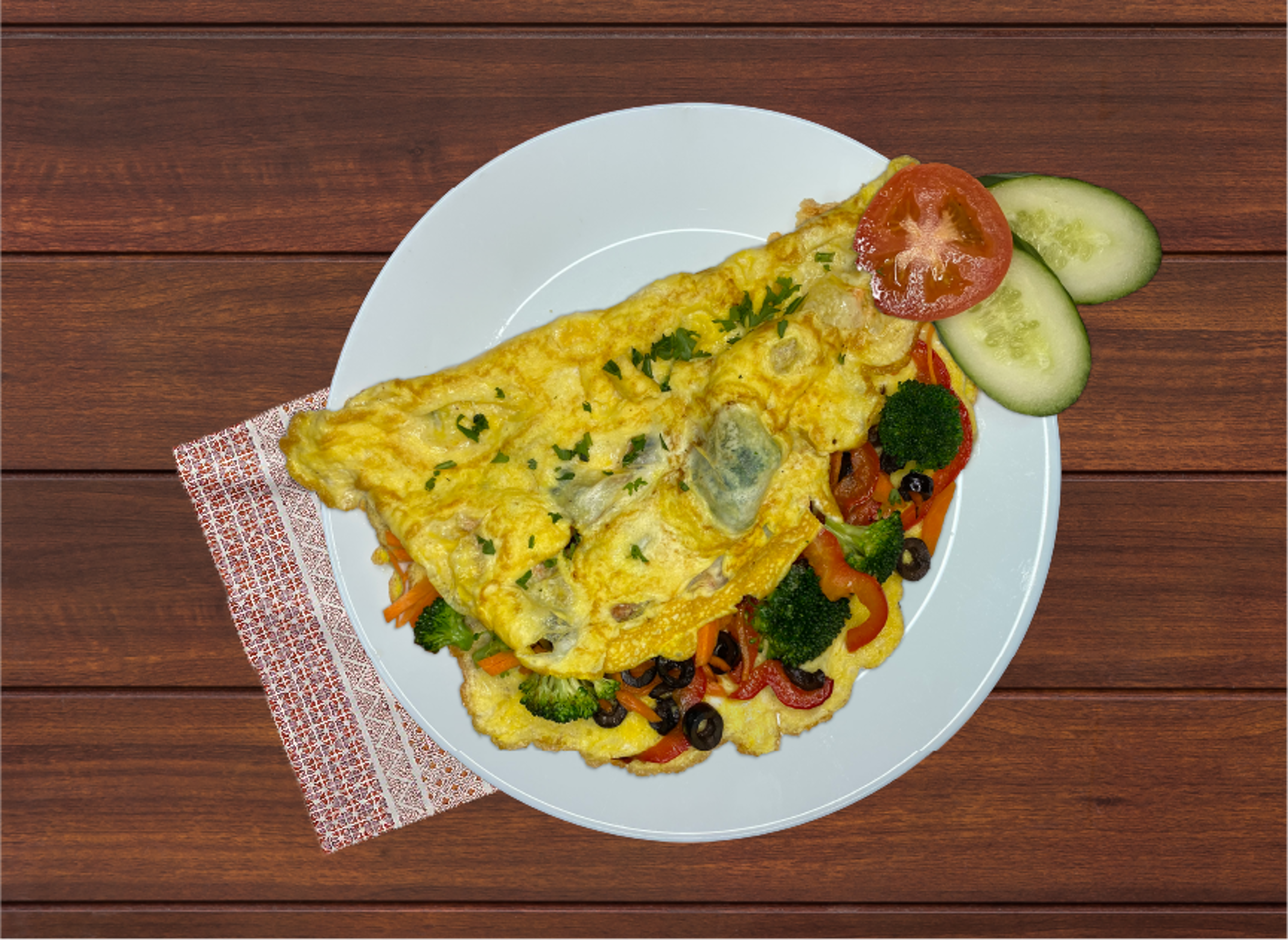 Veggie Omlette.