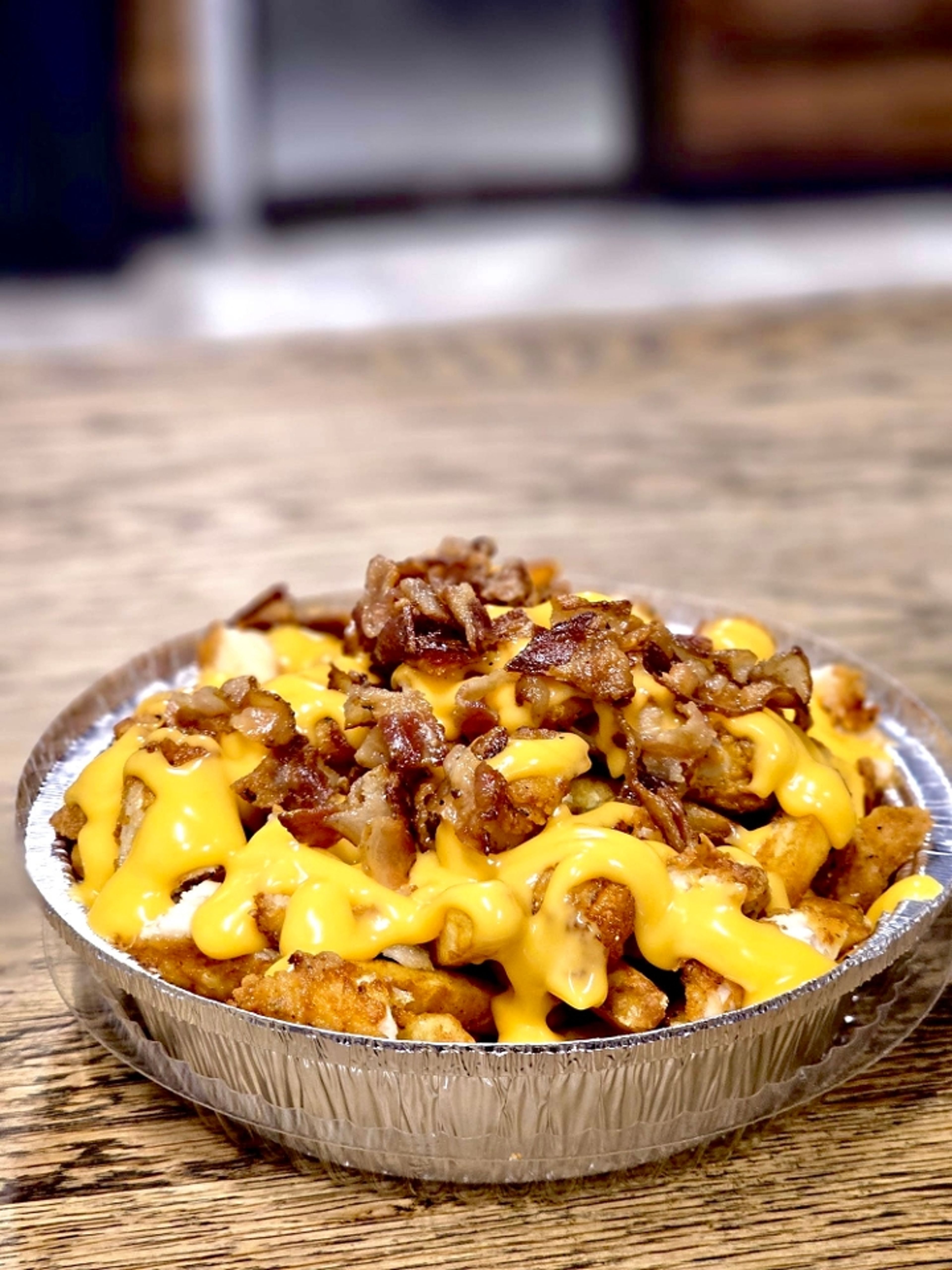 Loaded chicken fries.