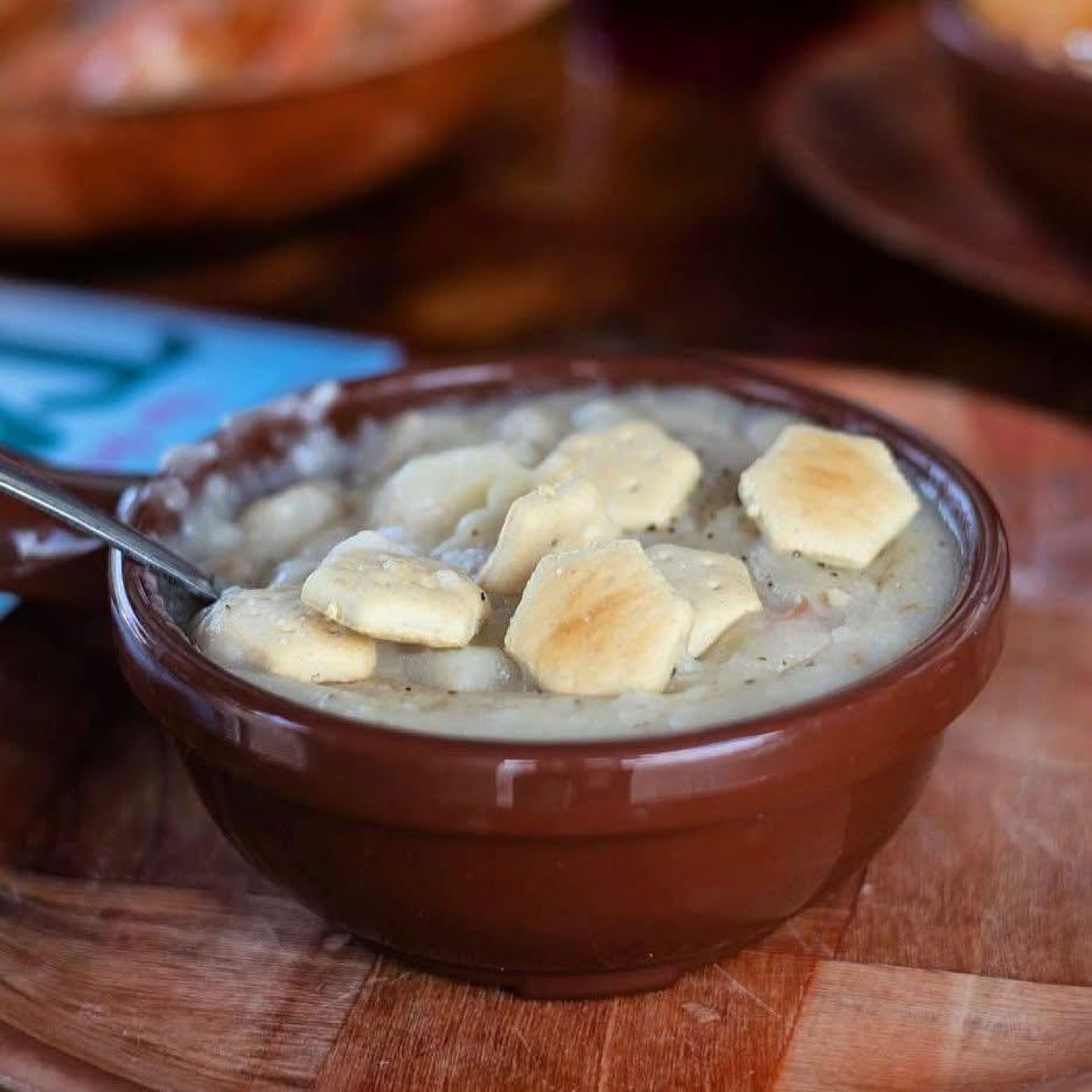 New England Clam Chowder.