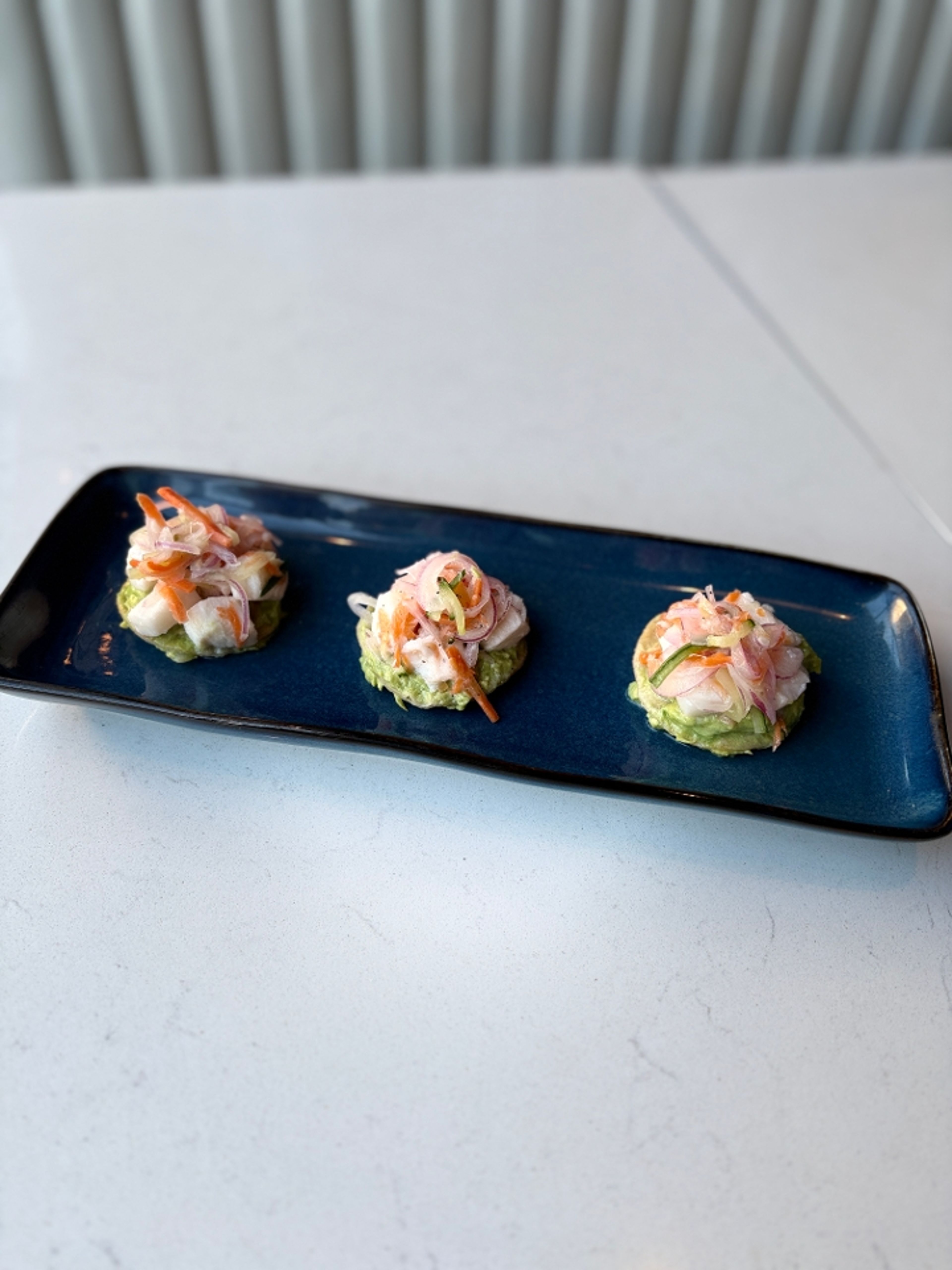 *Sea Bass Tostaditas.