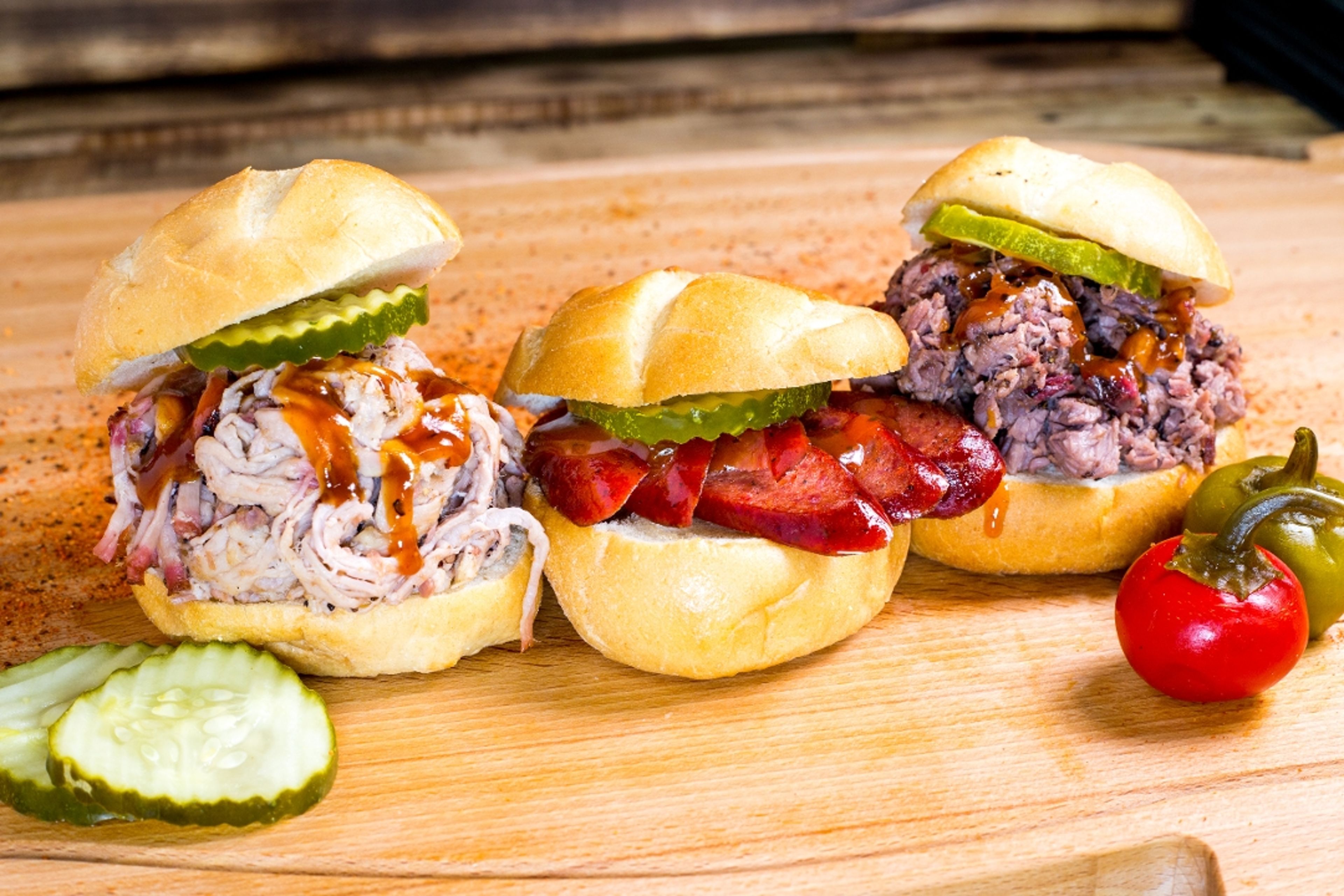 Trio Sliders.