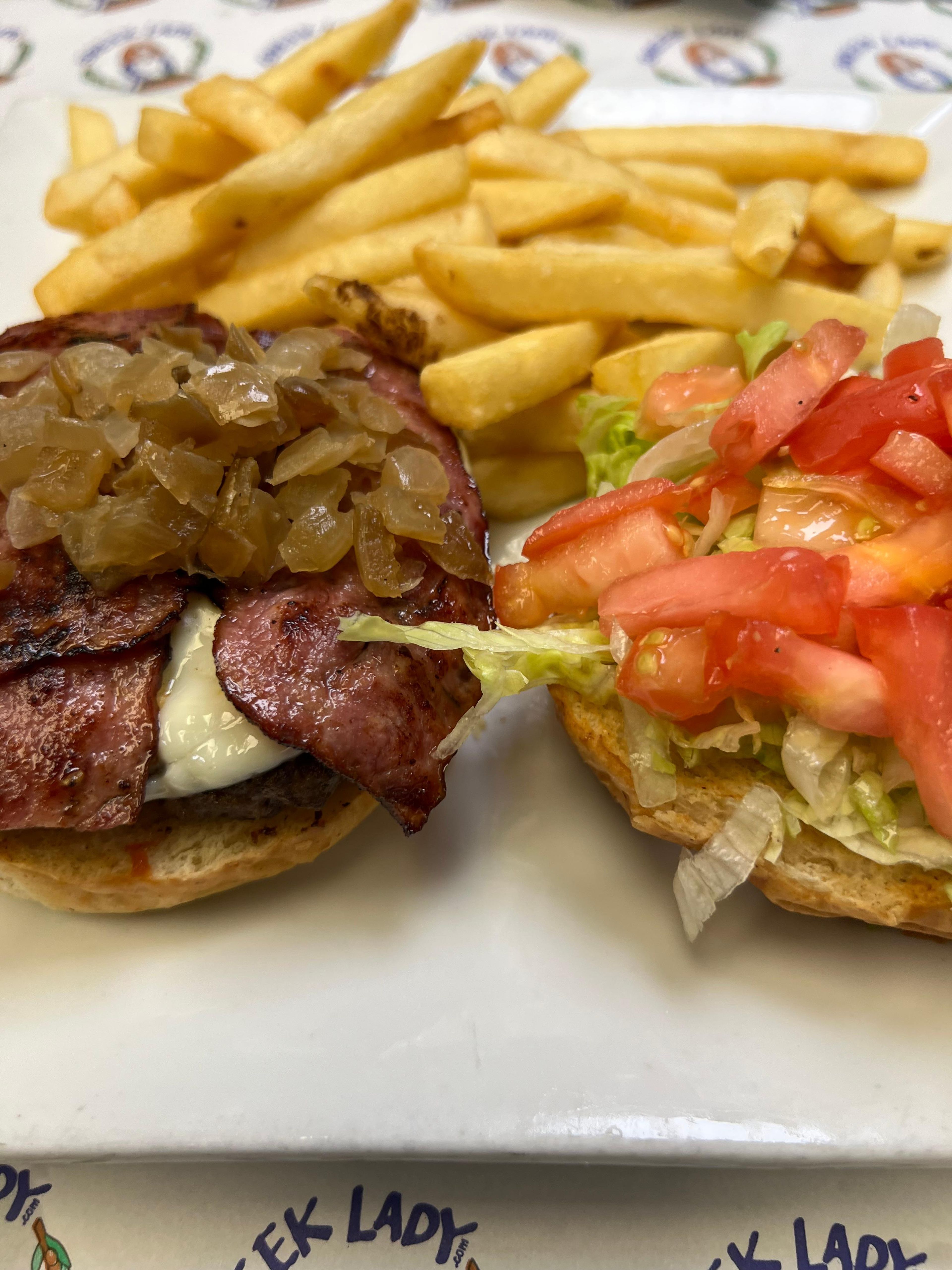 Bacon Cheese Burger.