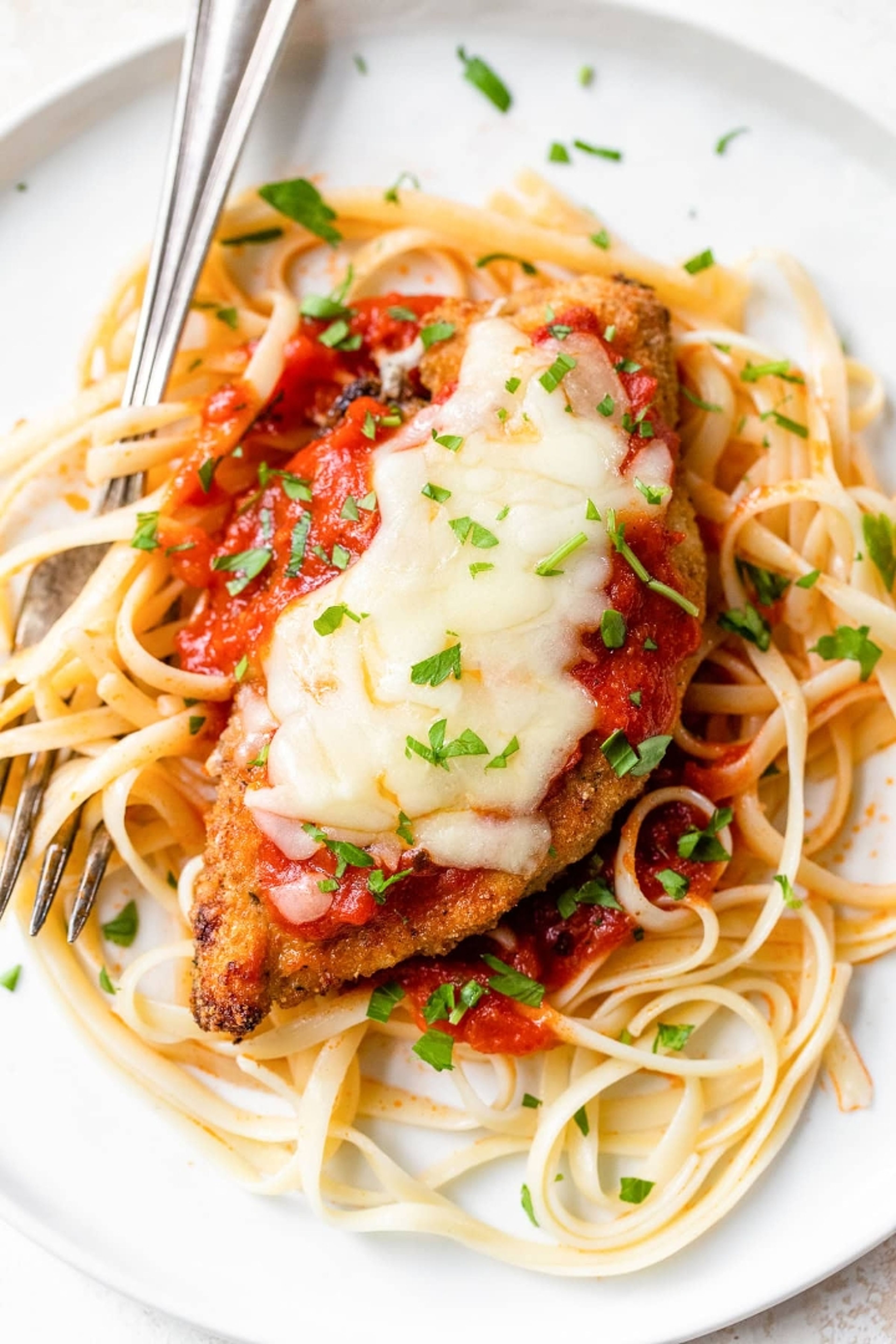 Chicken Parma.