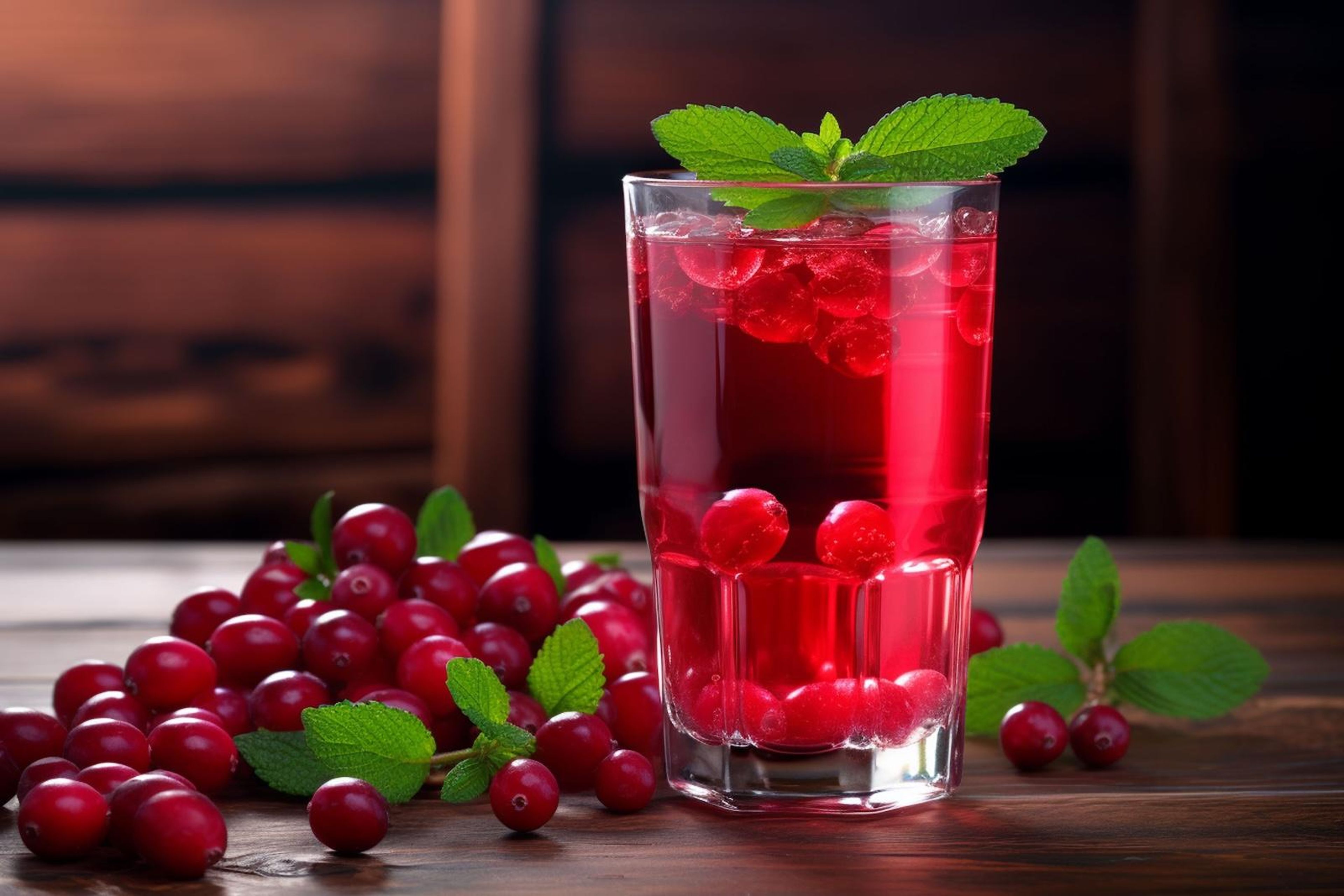 Cranberry juice.