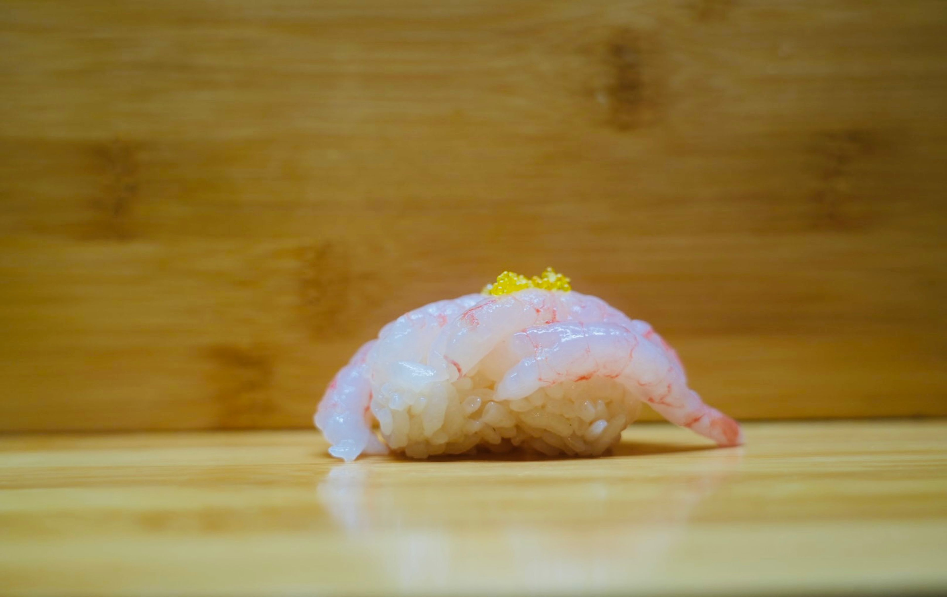 Ama Ebi Yuzu Tobiko Sushi.