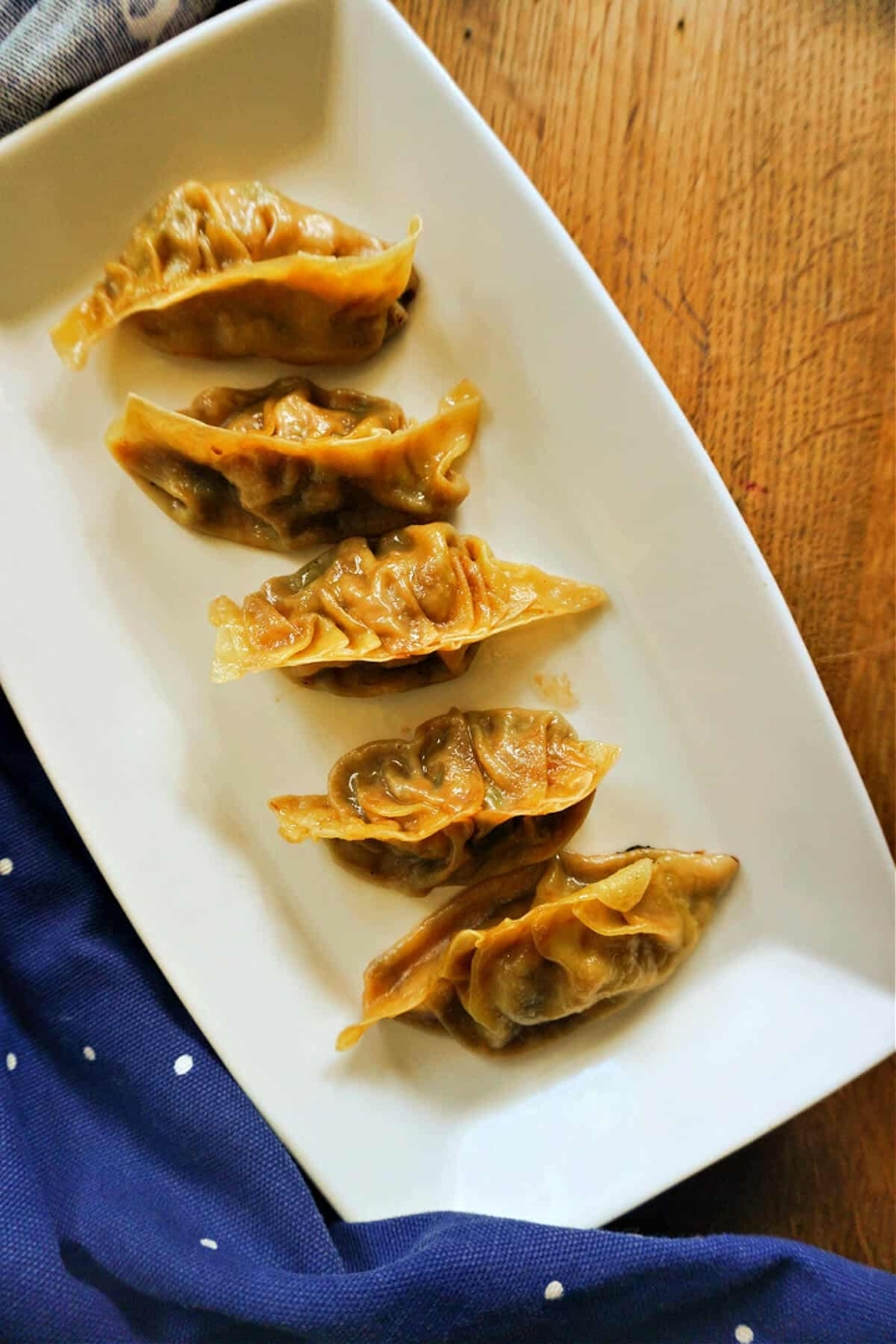 Chicken Pot Stickers Pan Fried.