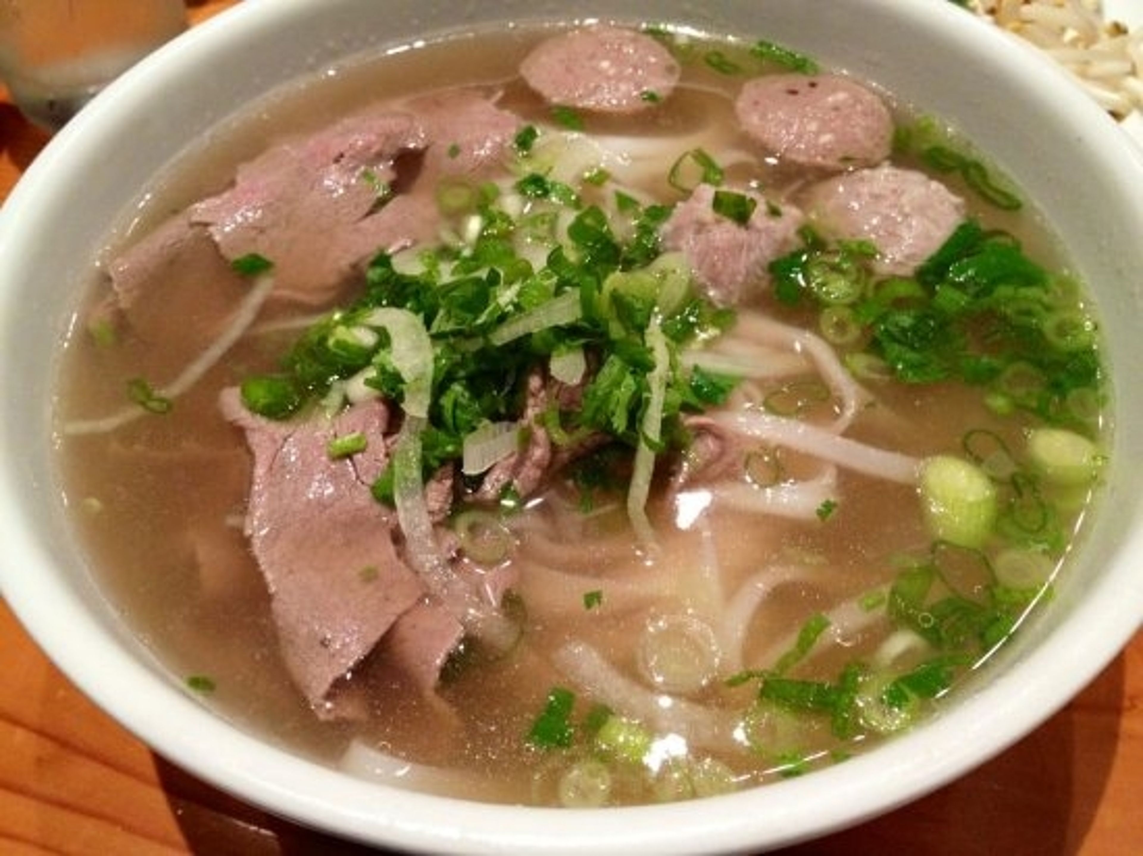 Rare Tender Steak & Meatballs Pho