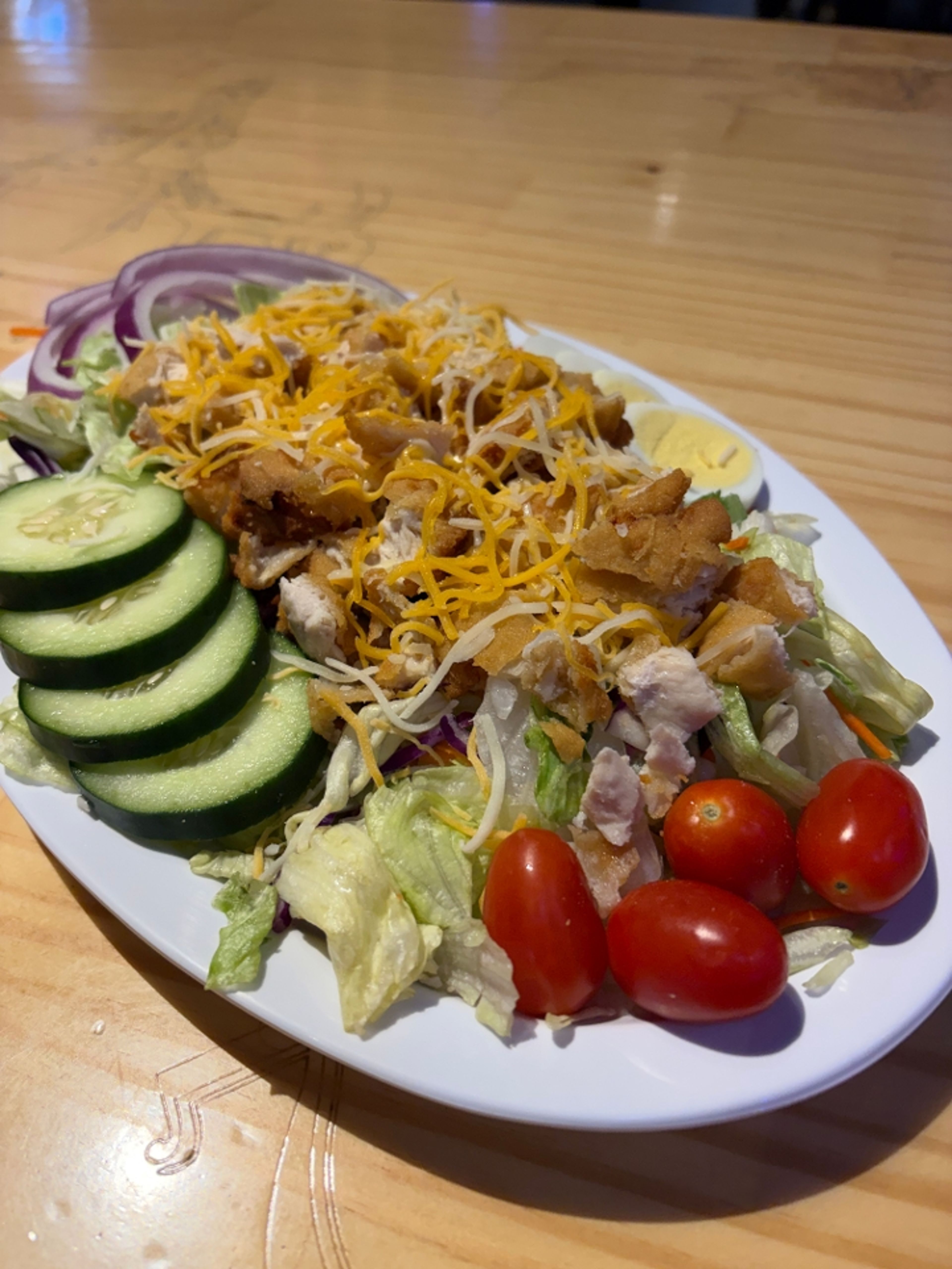 Crispy Chicken Salad.