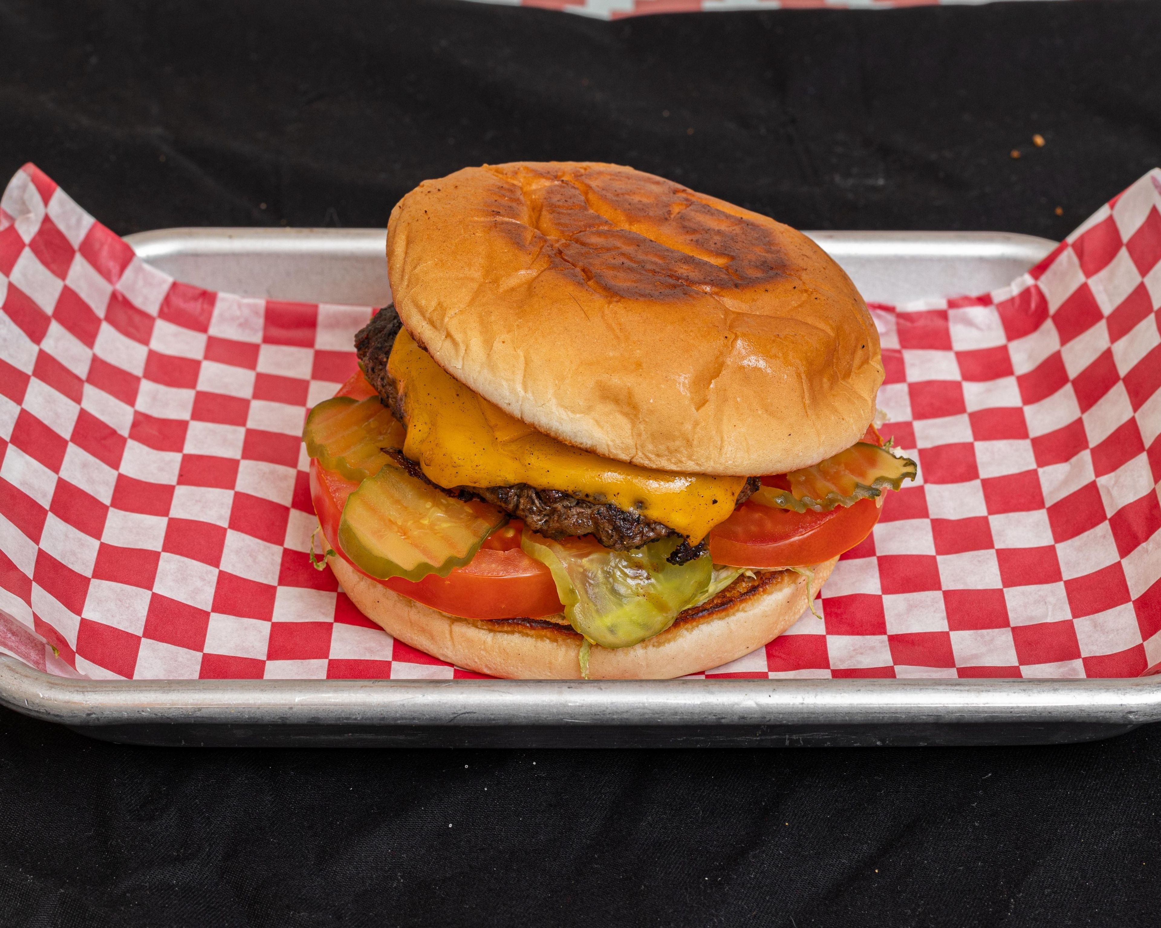 1/4 lb Cheeseburger.