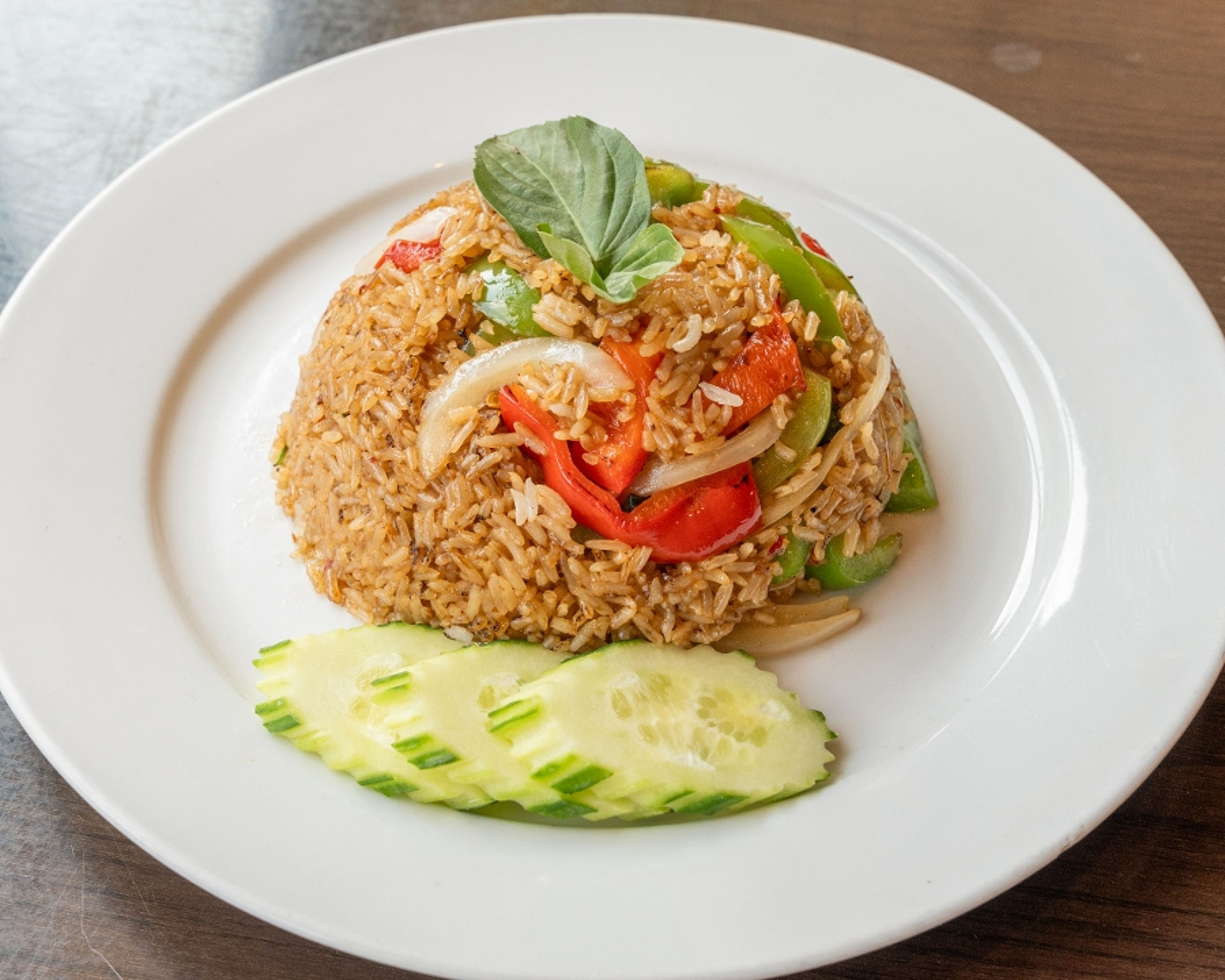 Chili Basil Fried Rice.