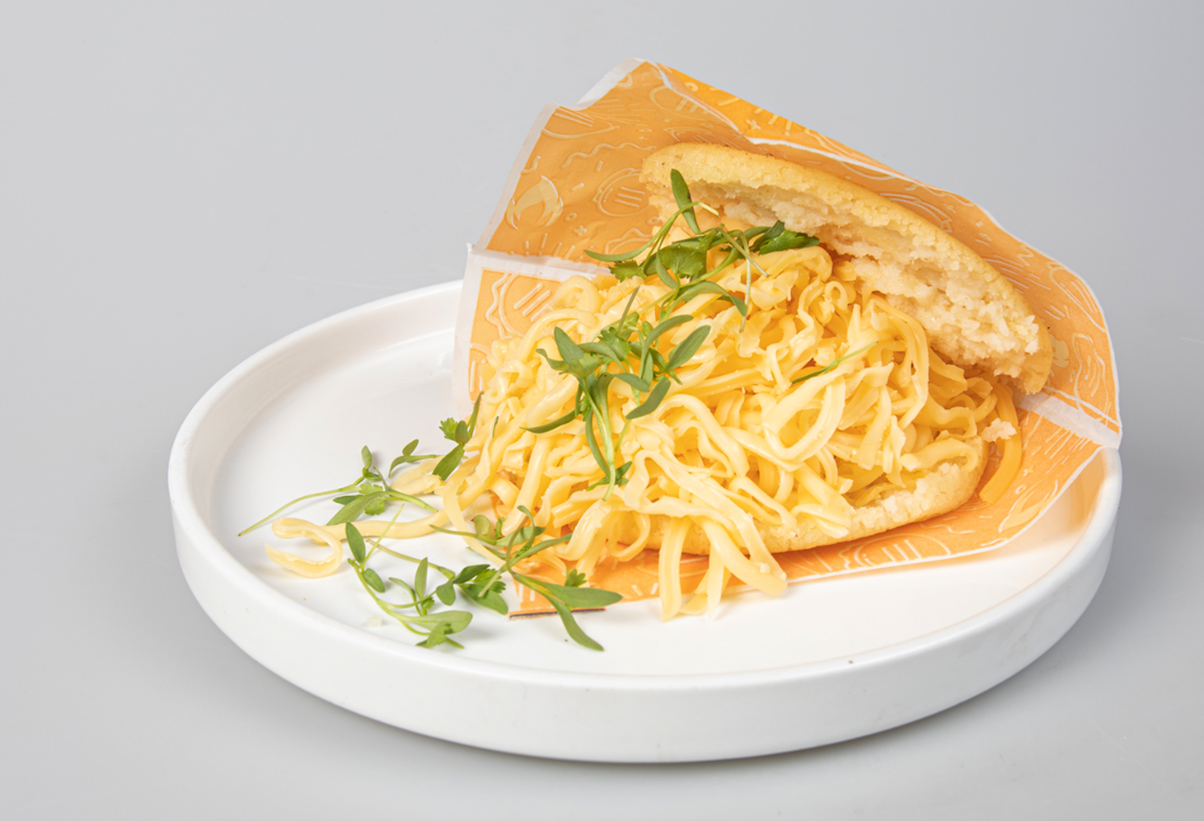 Yellow Cheese Arepa.