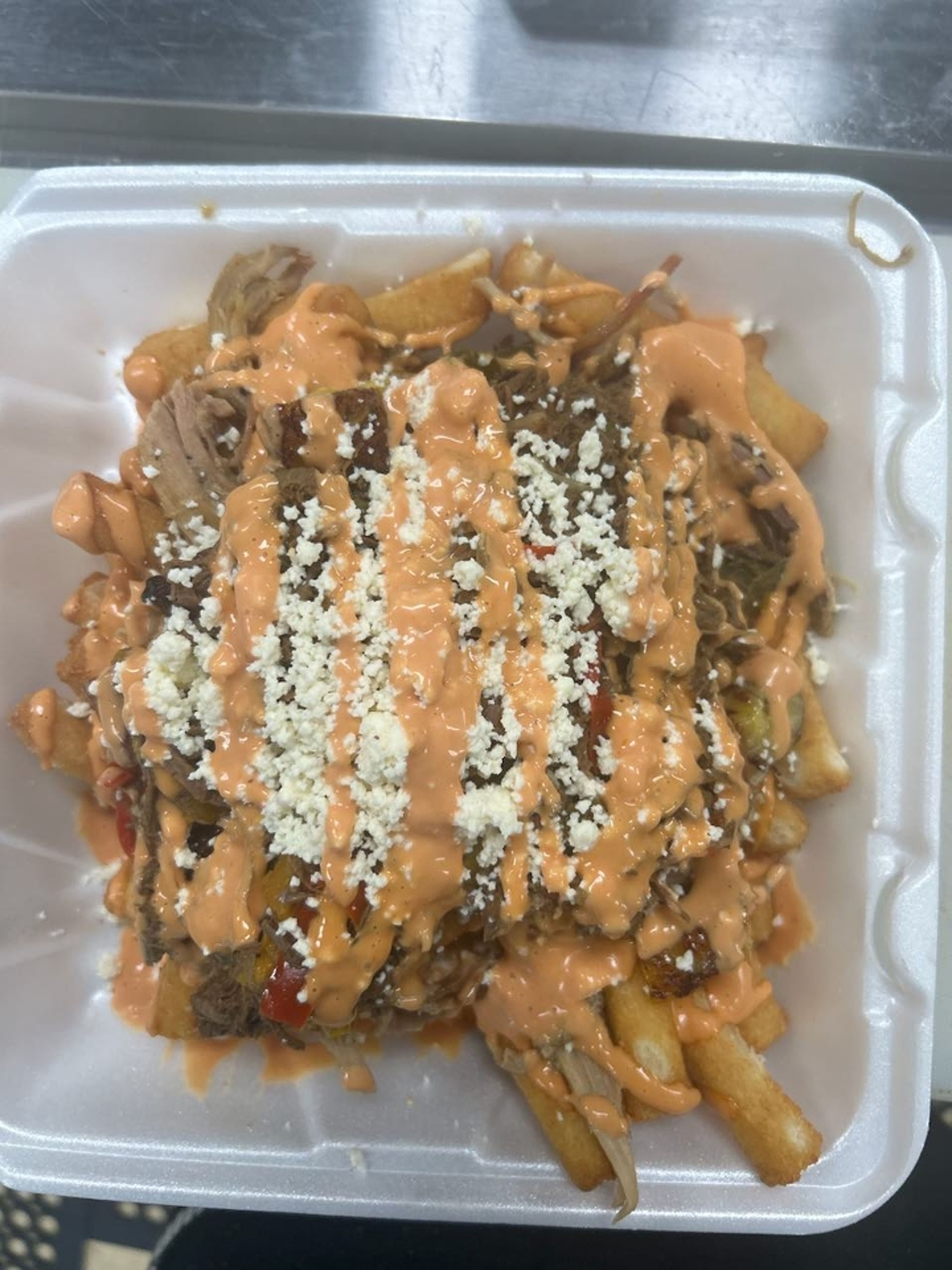 Papas Locas/ Crazy Loaded fries.