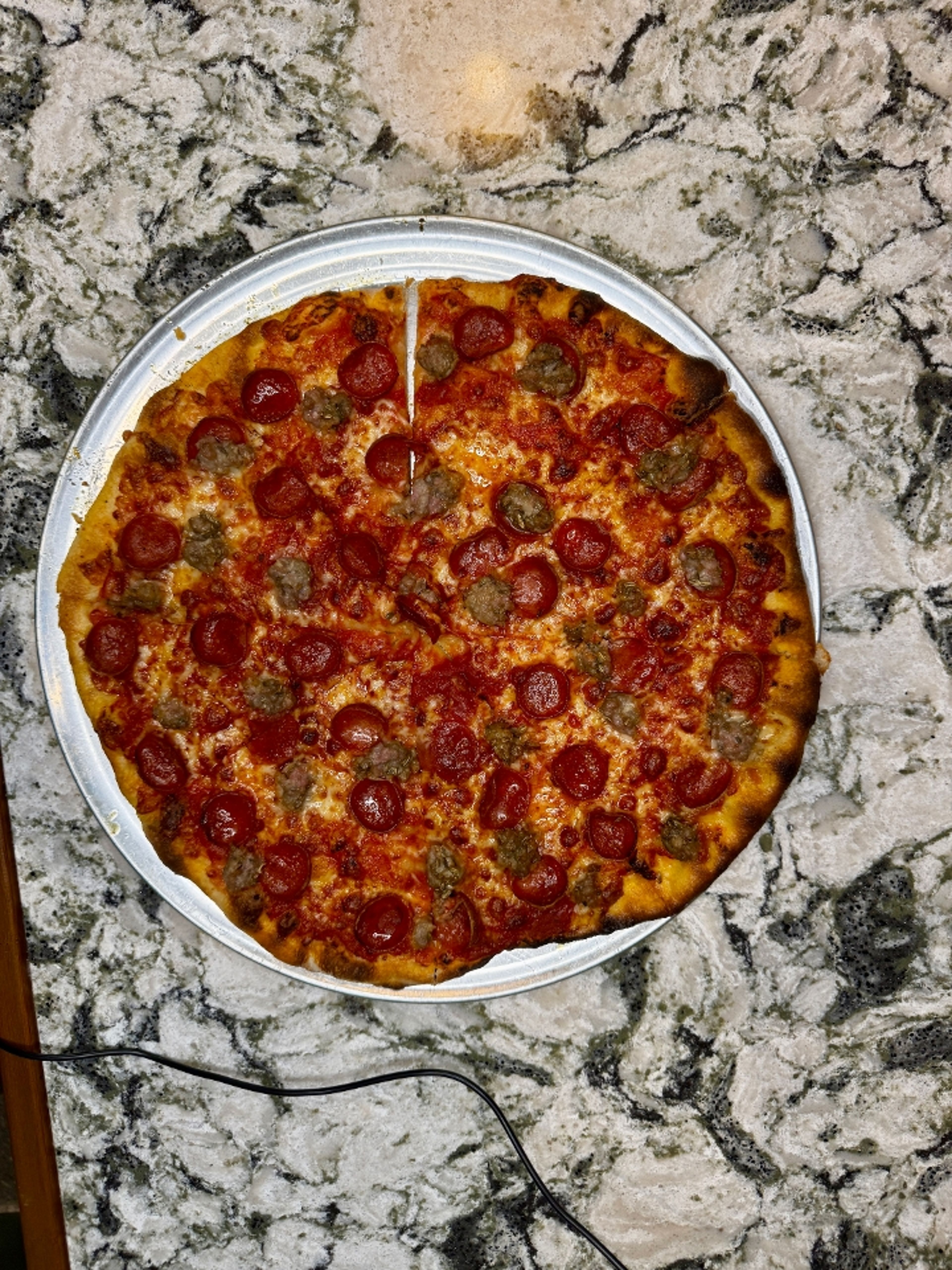 Sausage and Pepperoni.